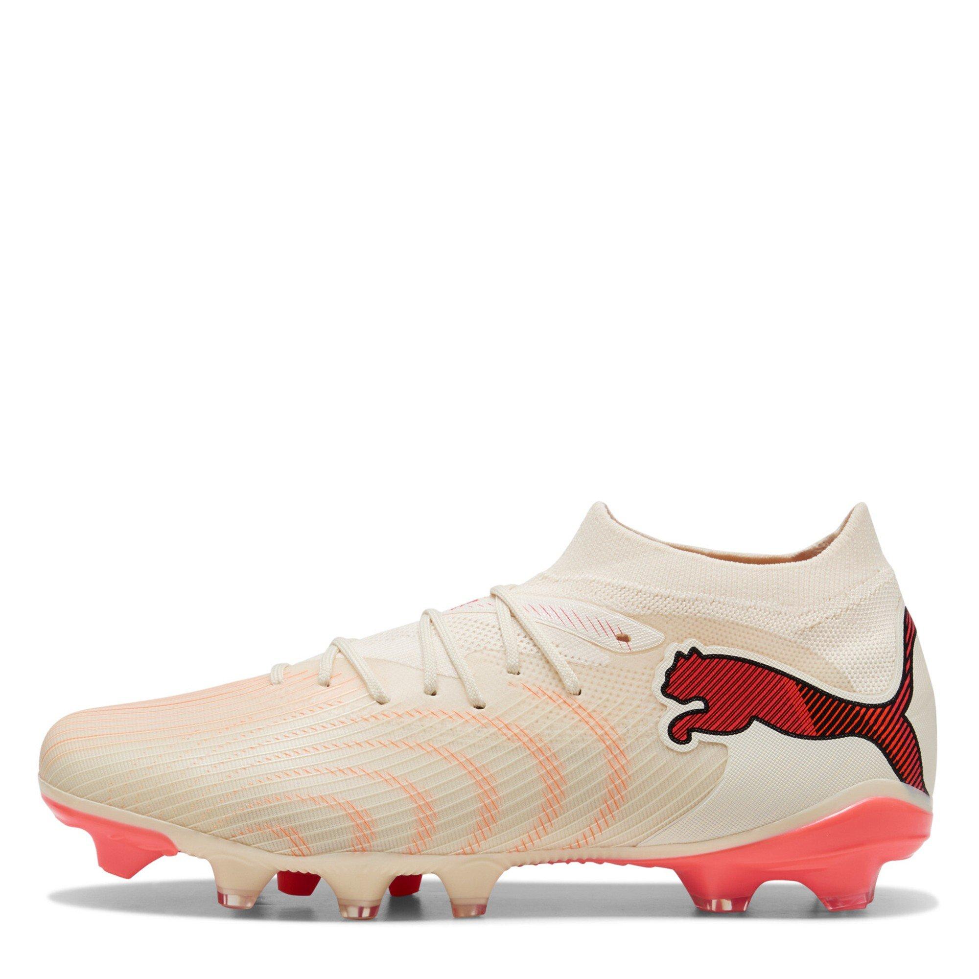 Almendra/Rojo - Puma - Womens PUMA Future 9 Match Firm Ground Football Boots - 2