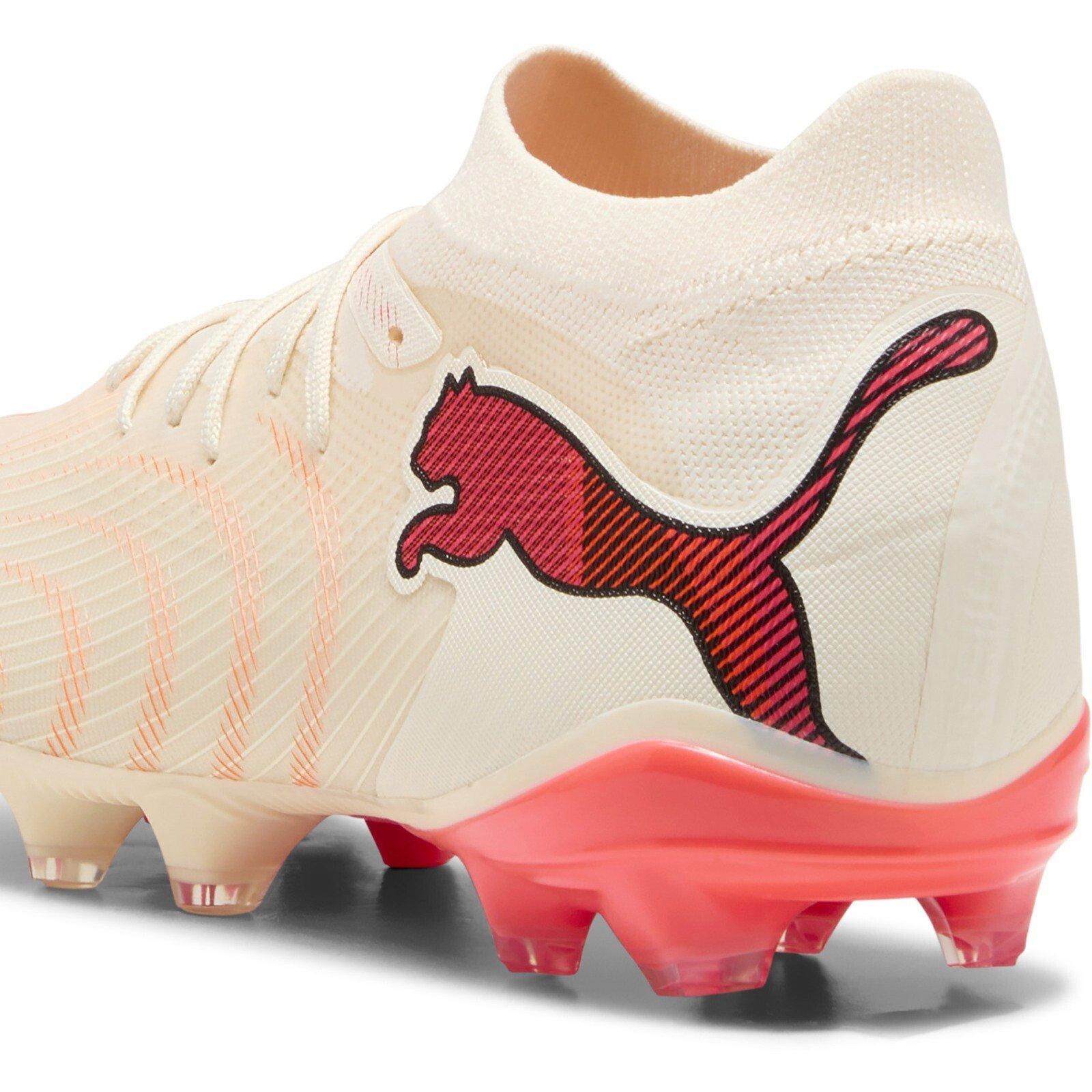 Almendra/Rojo - Puma - Womens PUMA Future 9 Match Firm Ground Football Boots - 5