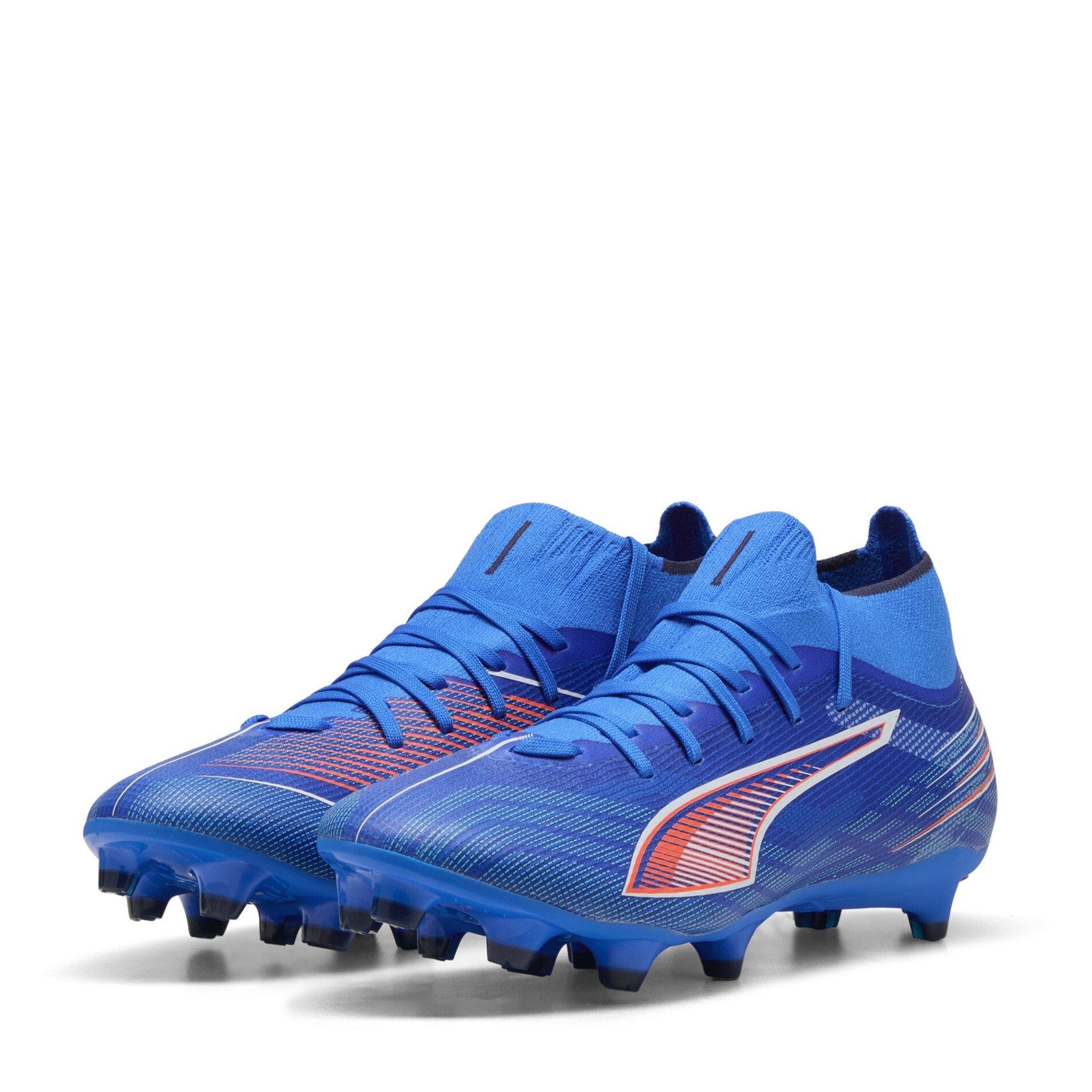 Puma Women's Ultra 5 Match+ Firm Ground Football Boots - Blue/White - 3.5 (36)