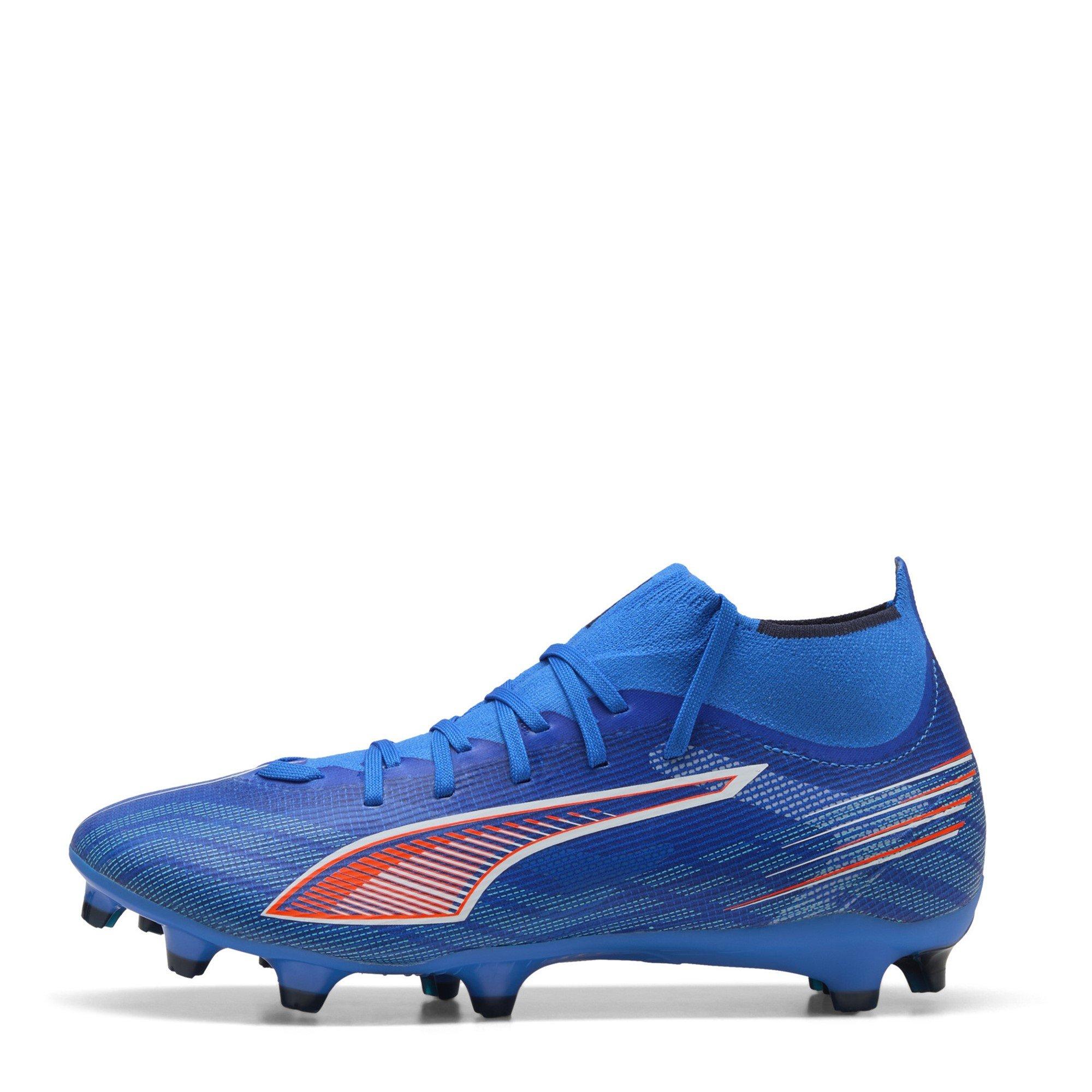 Bleu/Blanc - Puma - Ultra 5 Match+ Womens Firm Ground Football Boots - 2