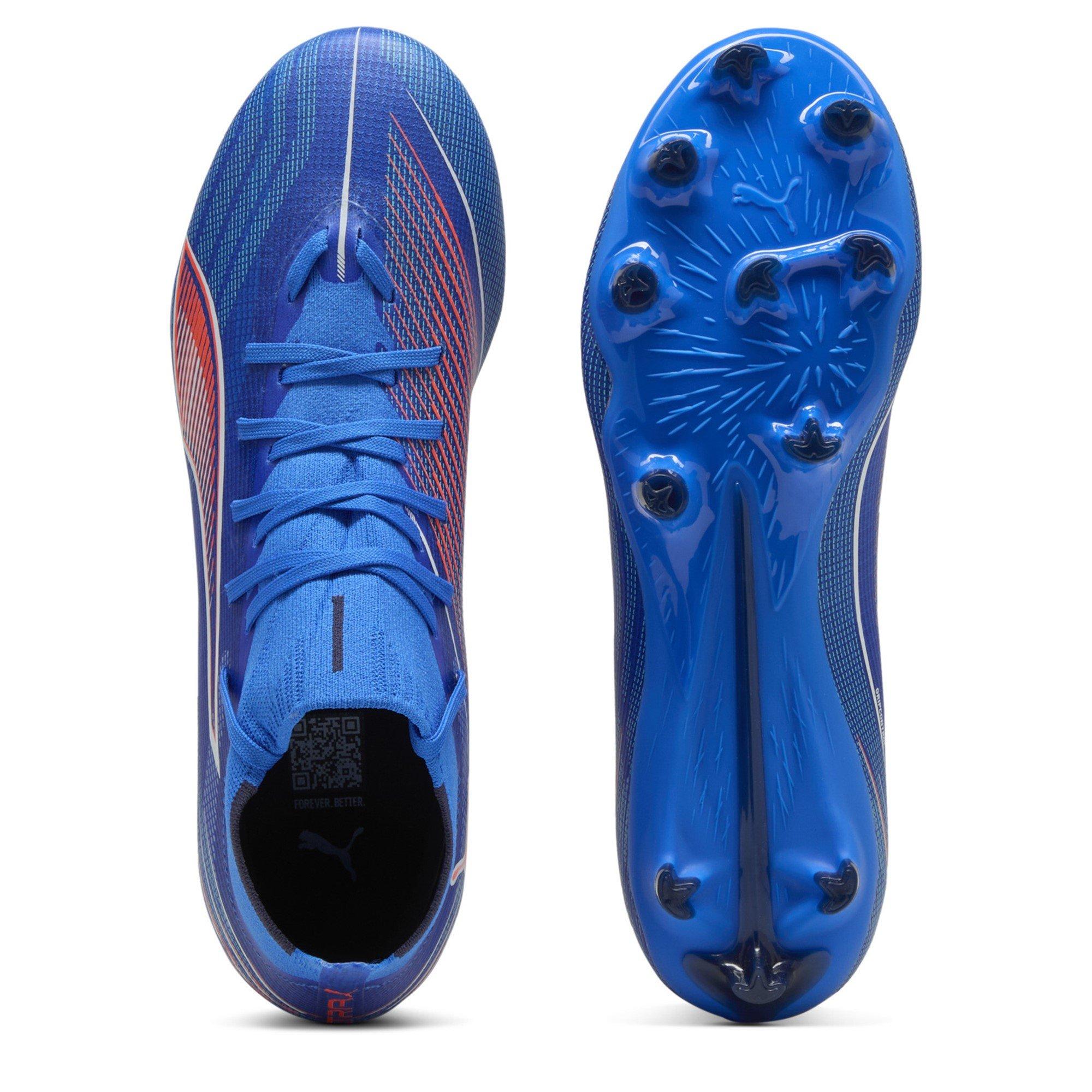 Bleu/Blanc - Puma - Ultra 5 Match+ Womens Firm Ground Football Boots - 3