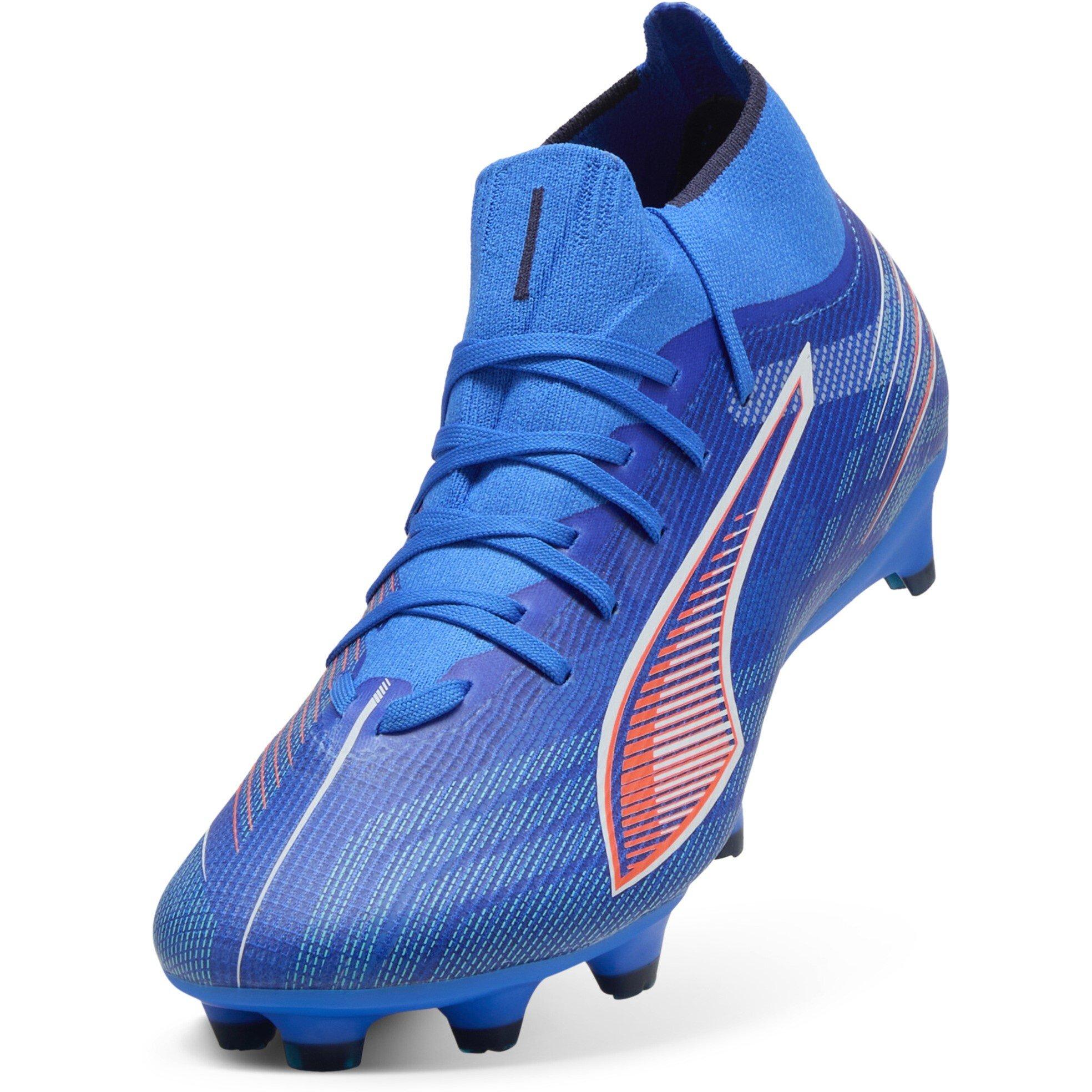 Bleu/Blanc - Puma - Ultra 5 Match+ Womens Firm Ground Football Boots - 6