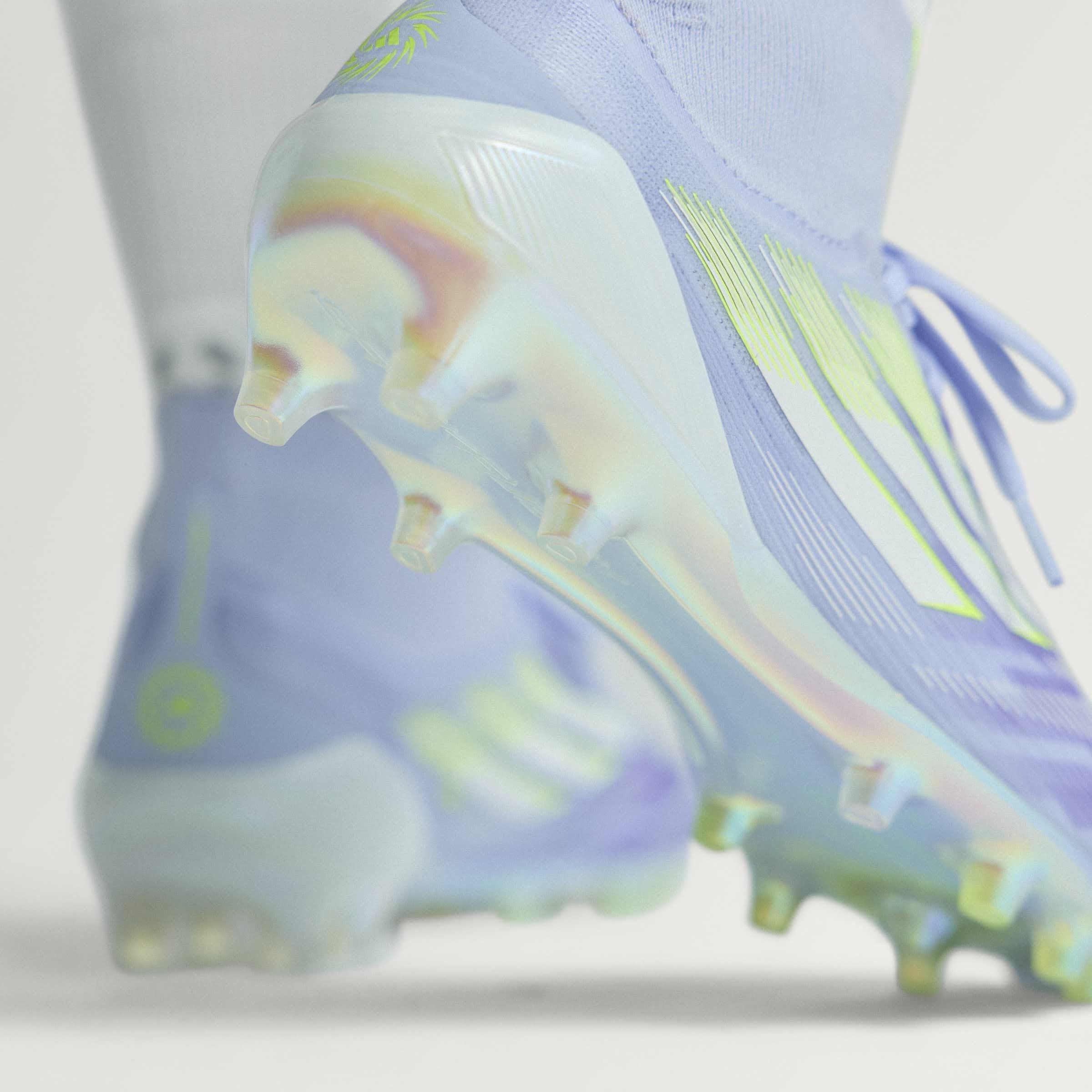 Lila/Zitrone - adidas - F50 Sparkfusion Elite Womens Firm Ground Boots - 15