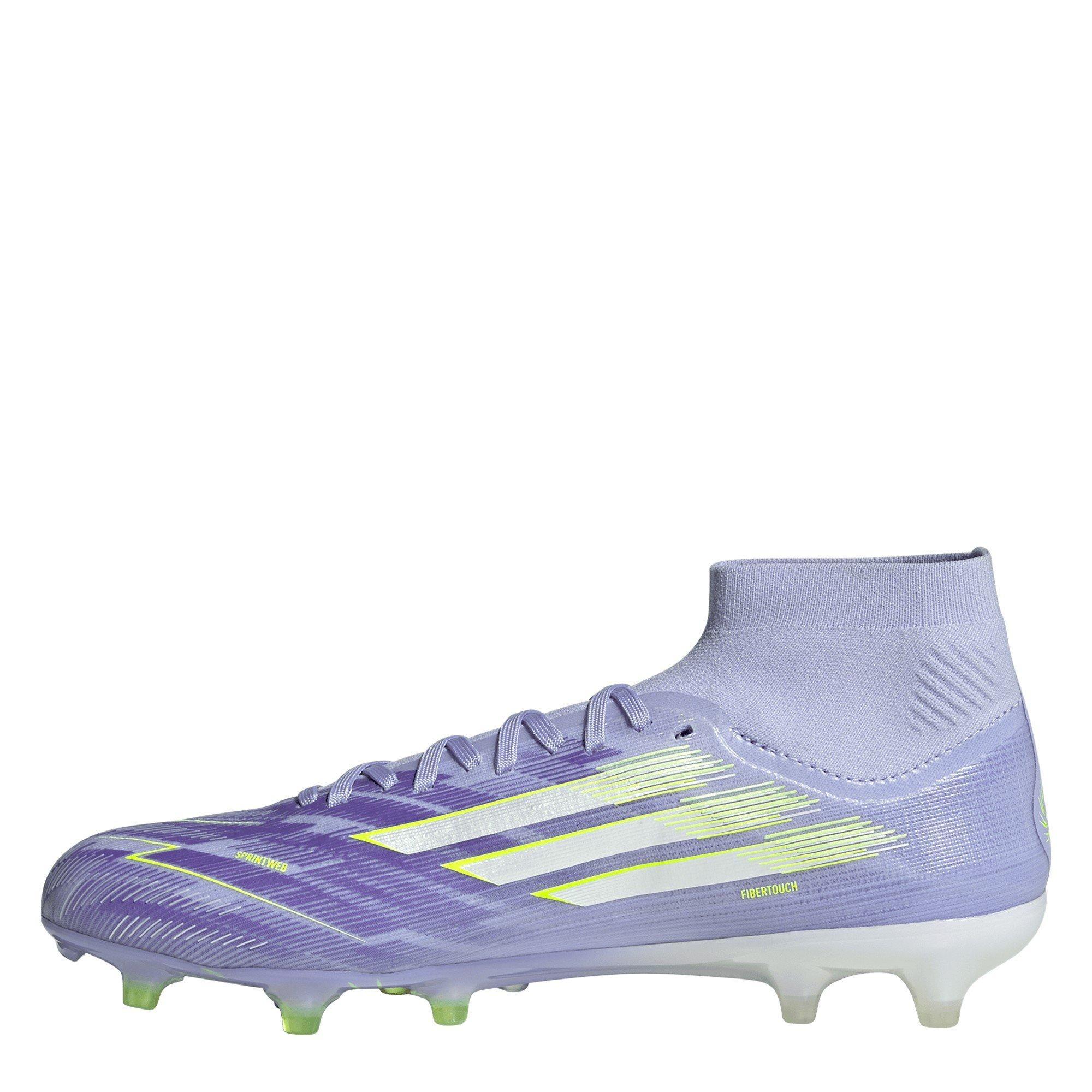 Purple/Lemon - adidas - F50 Sparkfusion Pro Womens Firm Ground Football Boots - 2