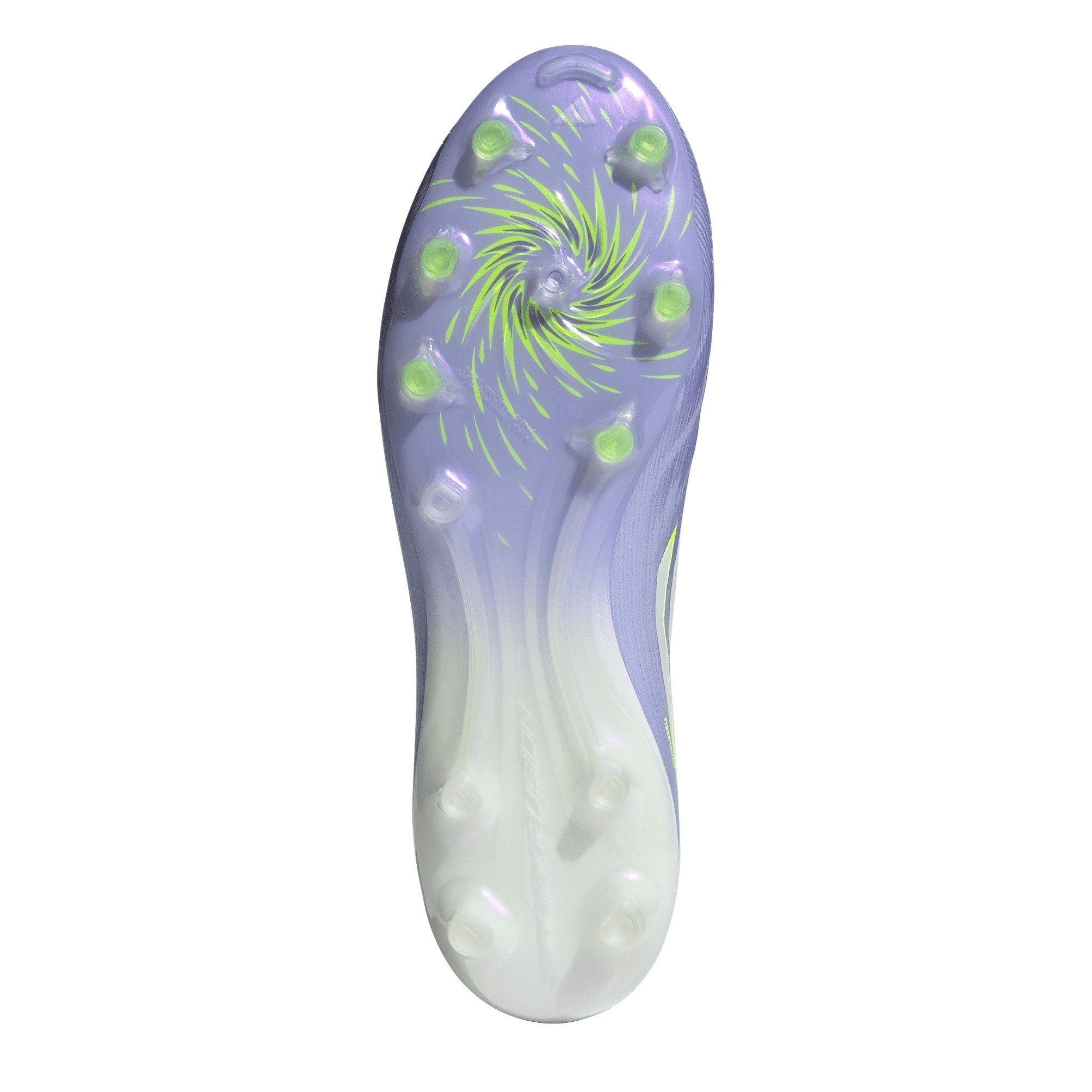 Purple/Lemon - adidas - F50 Sparkfusion Pro Womens Firm Ground Football Boots - 6