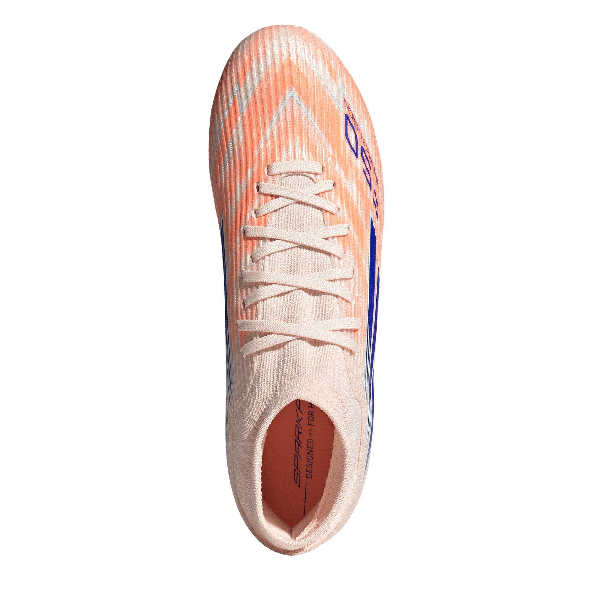 Naranja/Azul - adidas - F50 Sparkfusion League Womens Firm Ground Football Boots - 5