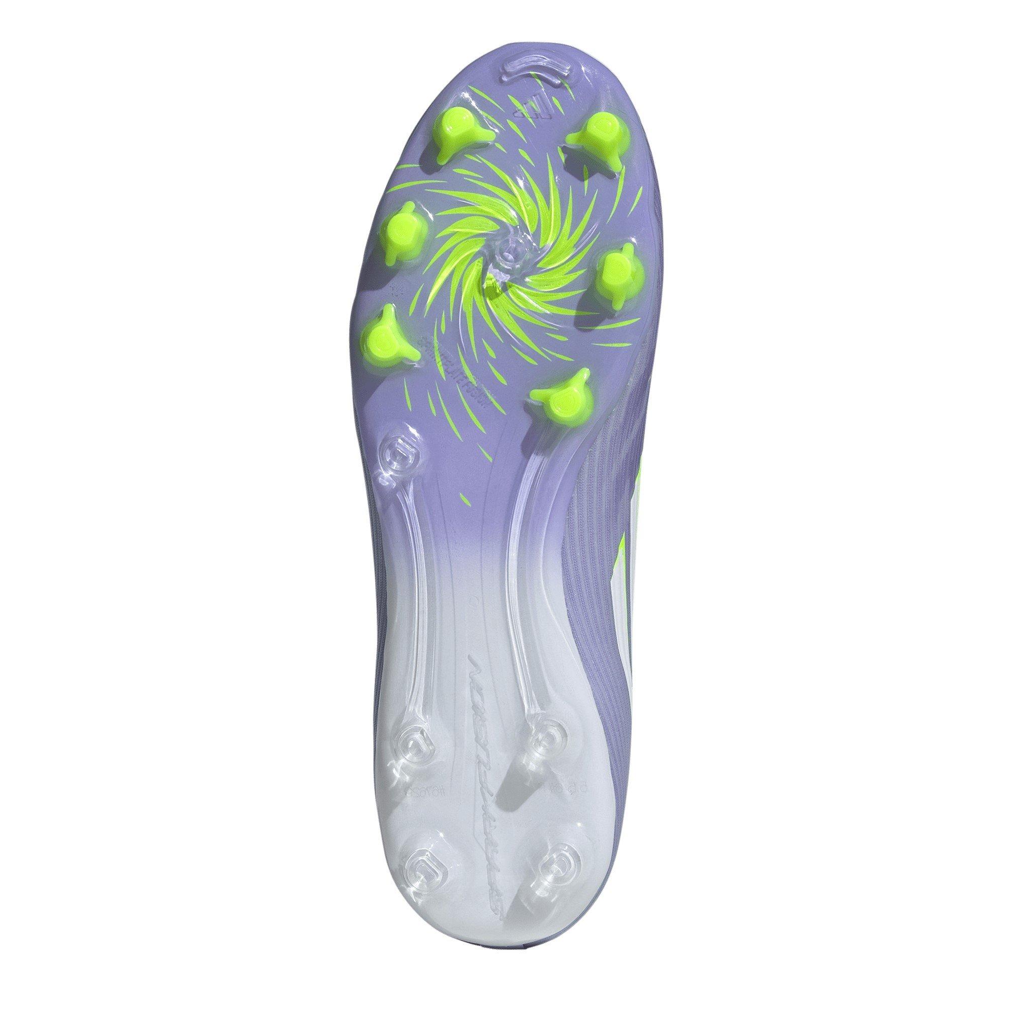 Purple/Lemon - adidas - F50 Sparkfusion League Womens Firm Ground Football Boots - 6