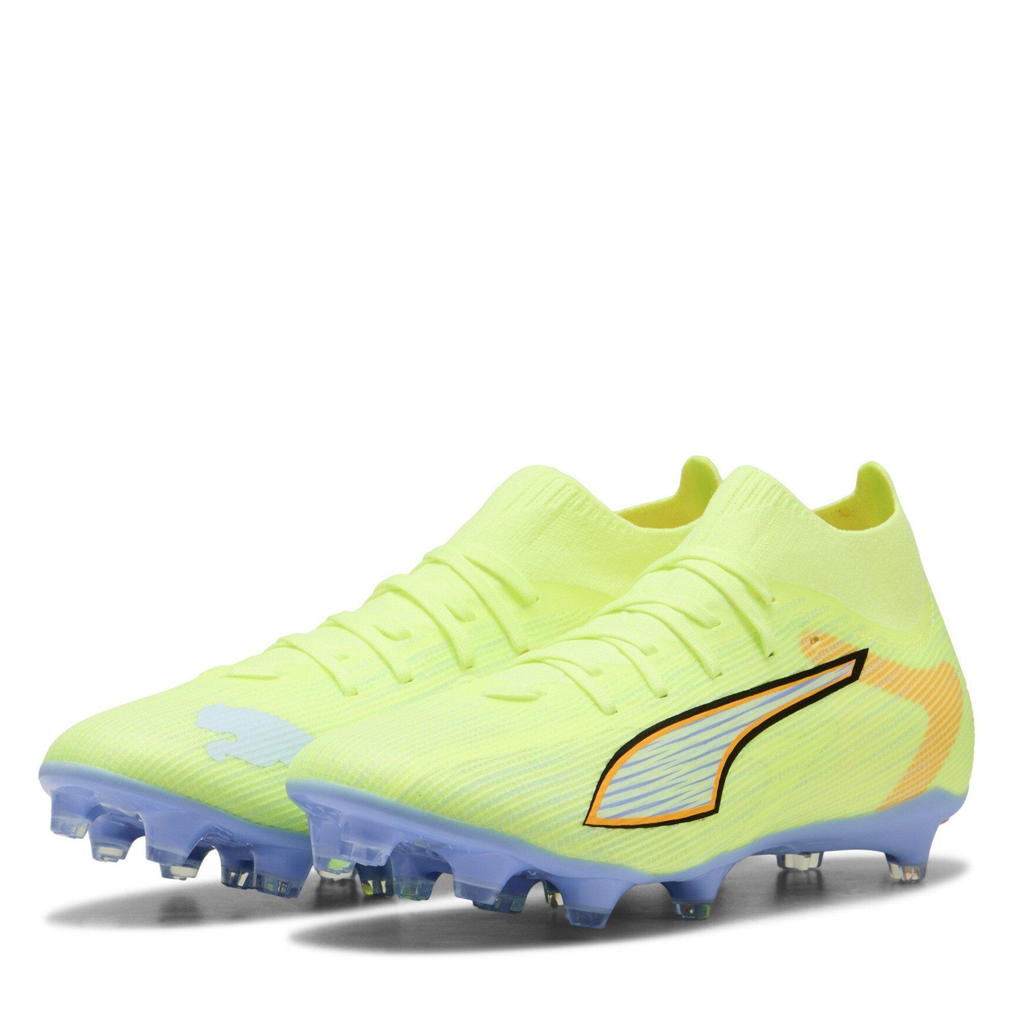 Ice/Yellow - Puma - Women's Ultra + .3 Ultra Firm Ground Football Boots - 1