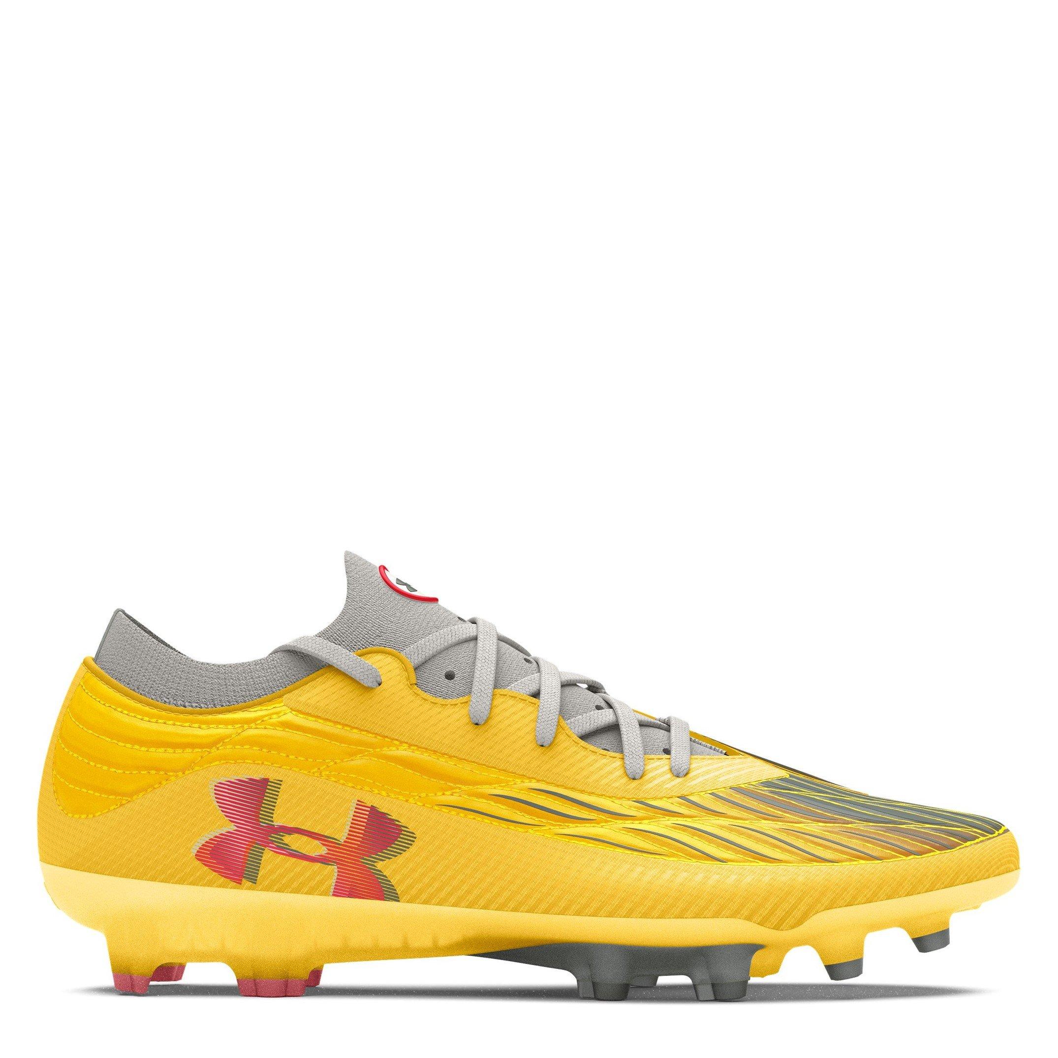 Under Armour Women's Mag Elite Firm Ground Football Boots - Yellow - 6.5 (40.5)