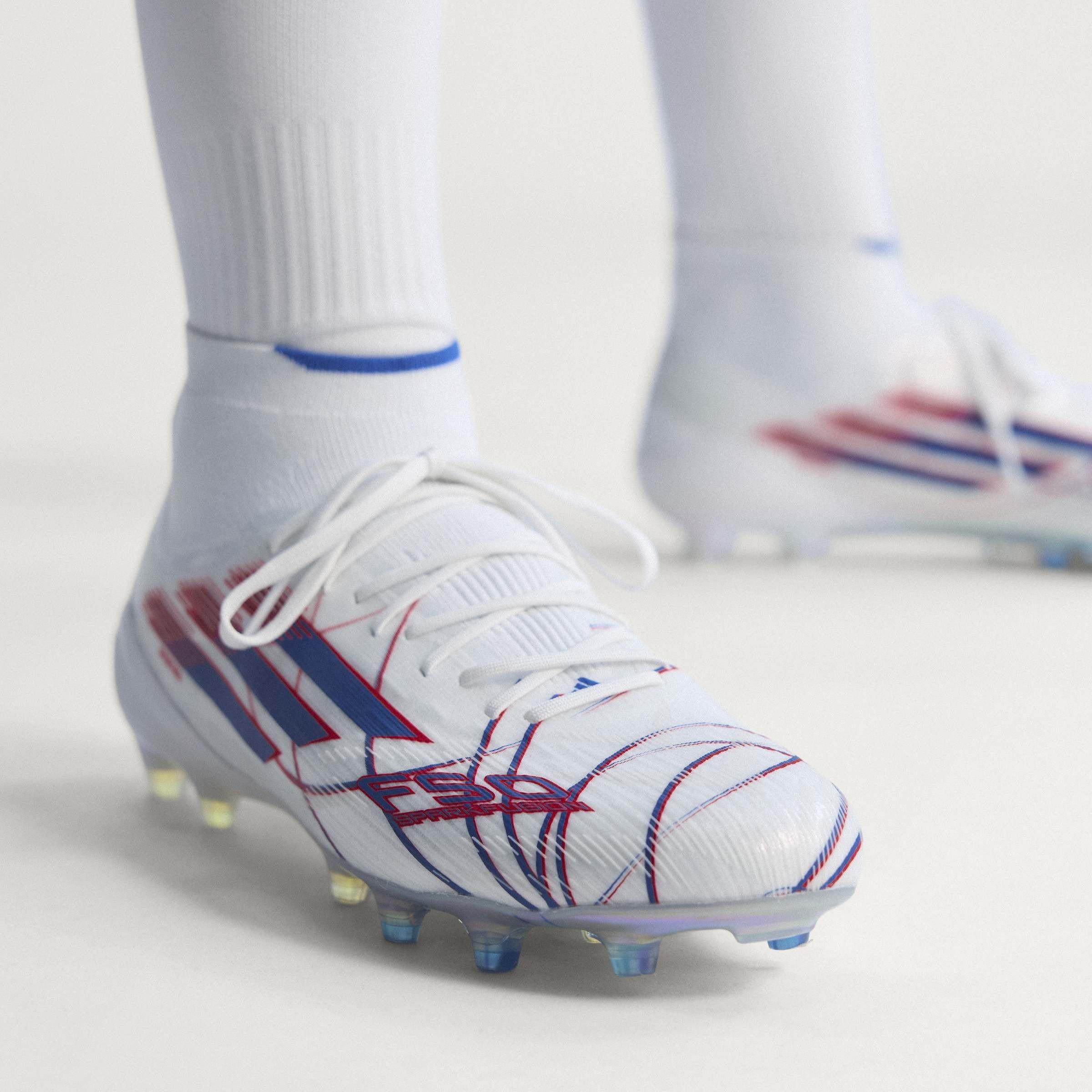 White/Blue/Red - adidas - Womens adidas F50 Sparkfusion Elite Firm Ground Football Boots - 15
