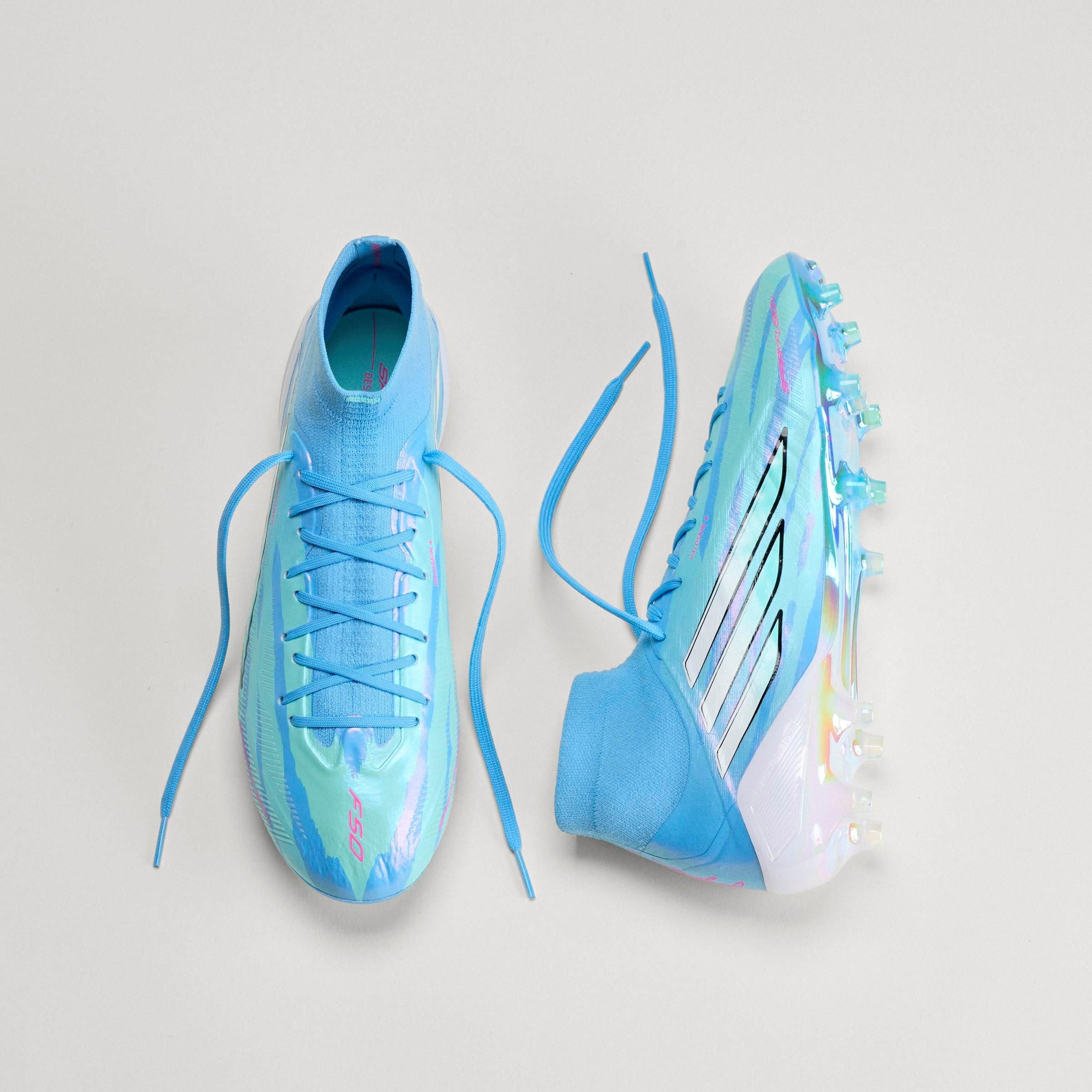 Semi Blue Burst - adidas - Womens adidas F50 Sparkfusion Elite Firm Ground Football Boots - 12