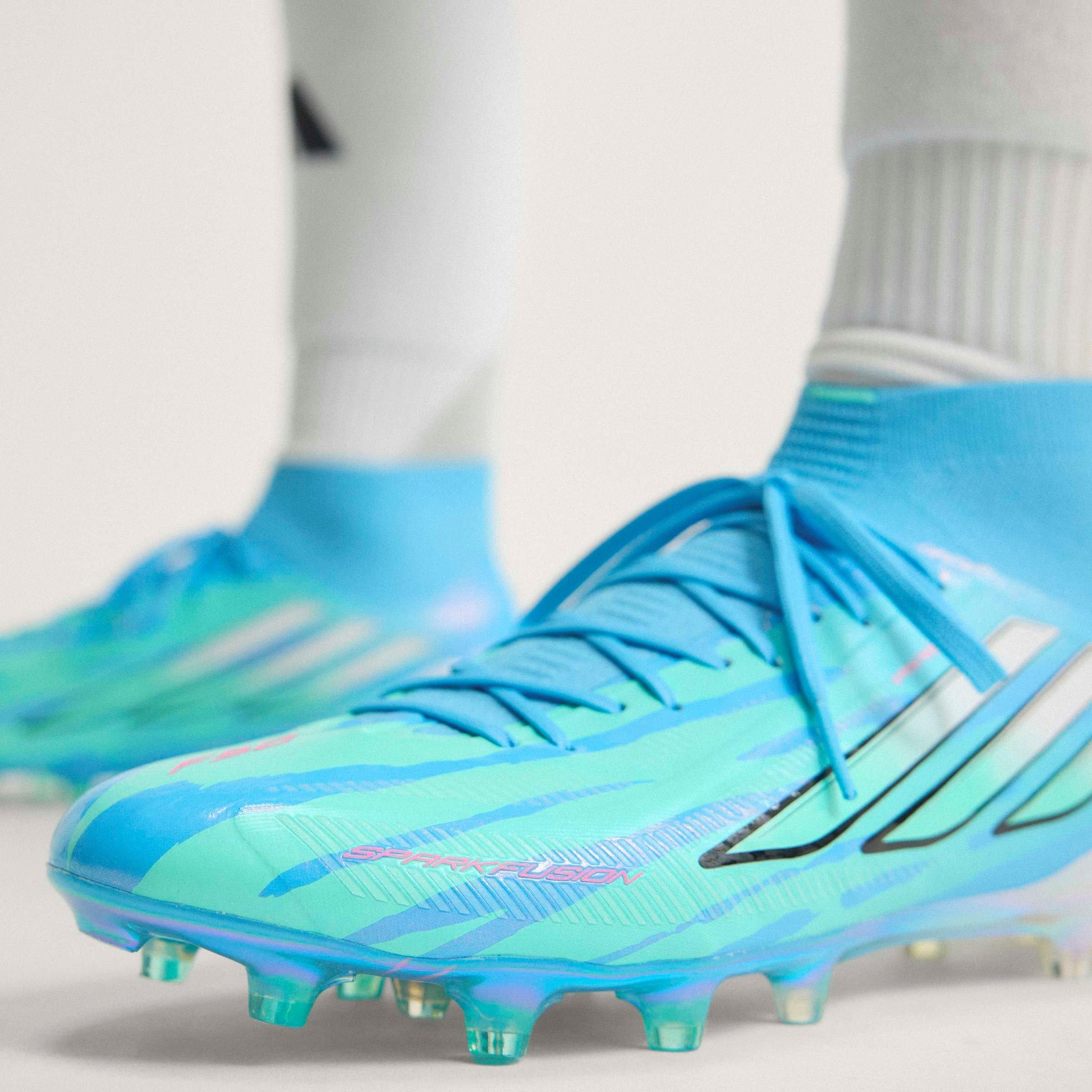 Semi Blue Burst - adidas - Womens adidas F50 Sparkfusion Elite Firm Ground Football Boots - 3