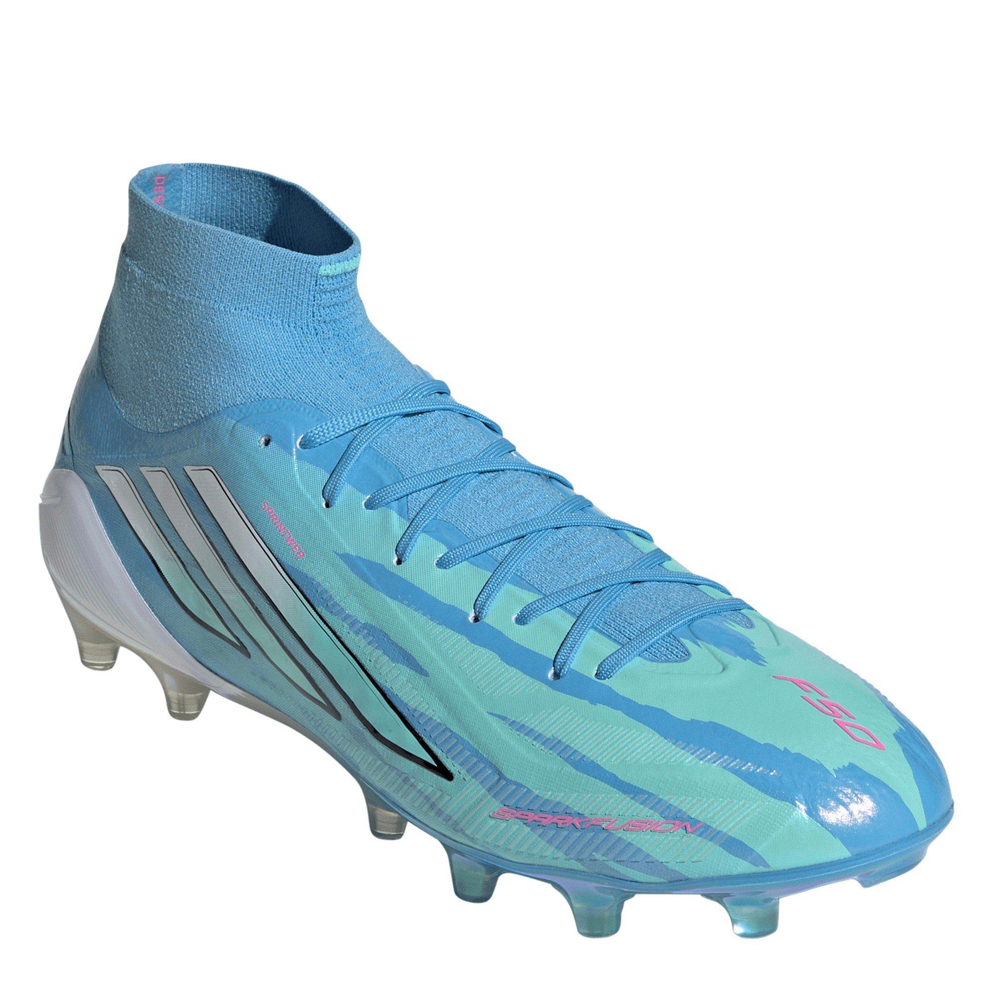 Semi Blue Burst - adidas - Womens adidas F50 Sparkfusion Elite Firm Ground Football Boots - 4