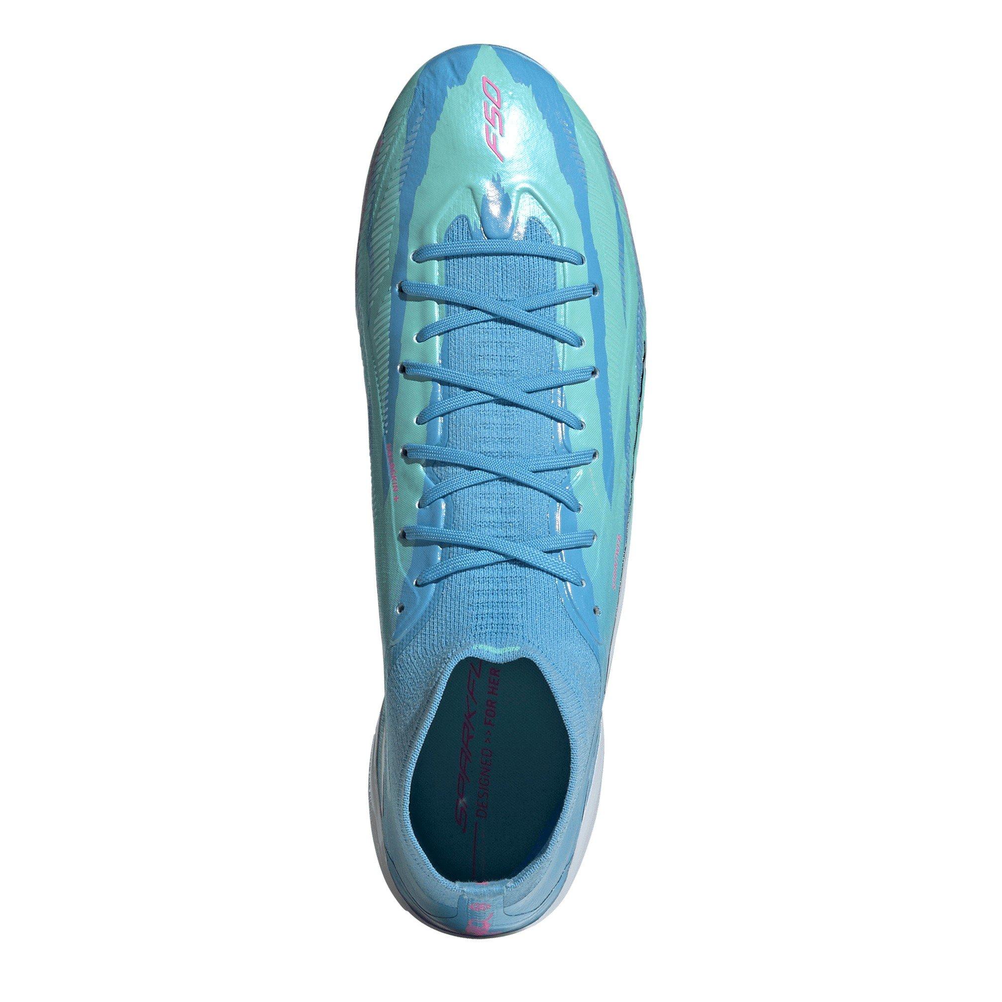 Semi Blue Burst - adidas - Womens adidas F50 Sparkfusion Elite Firm Ground Football Boots - 6