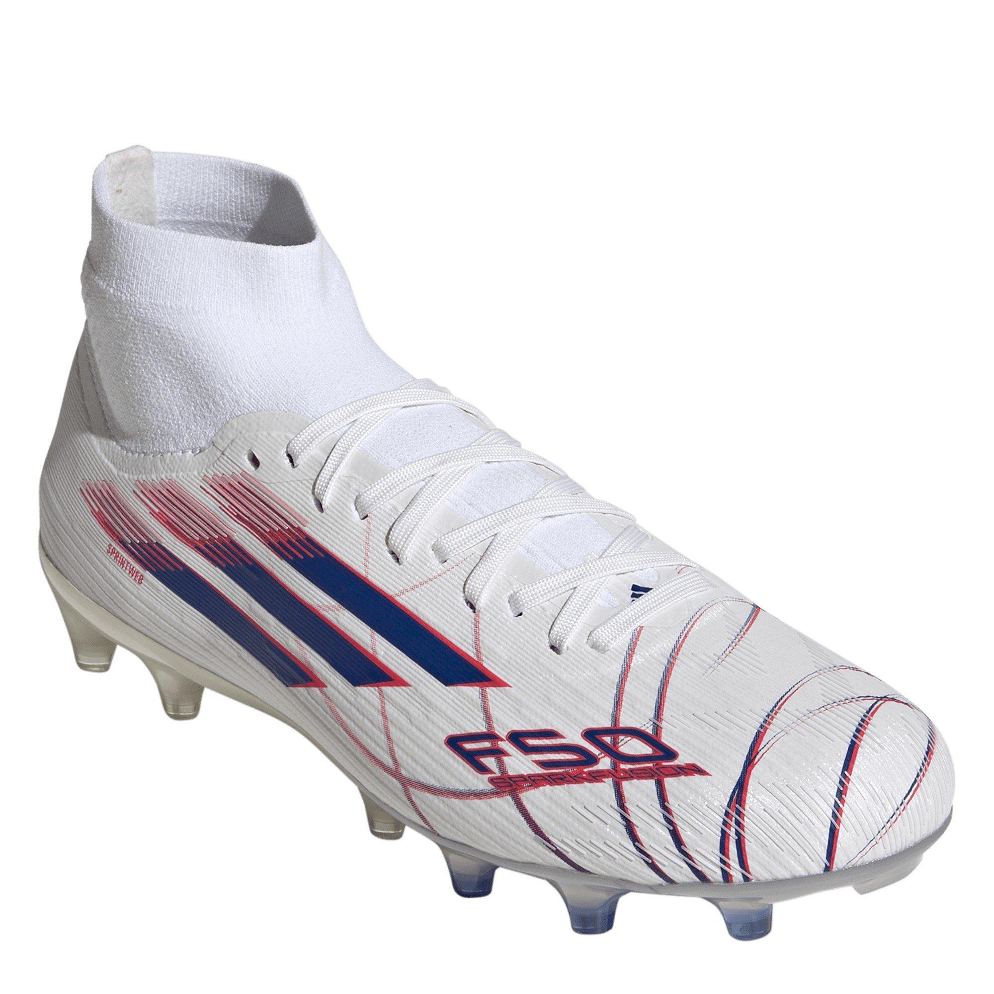 White/Blue/Red - adidas - Womens adidas F50 Sparkfusion Pro Firm Ground Football Boots - 3