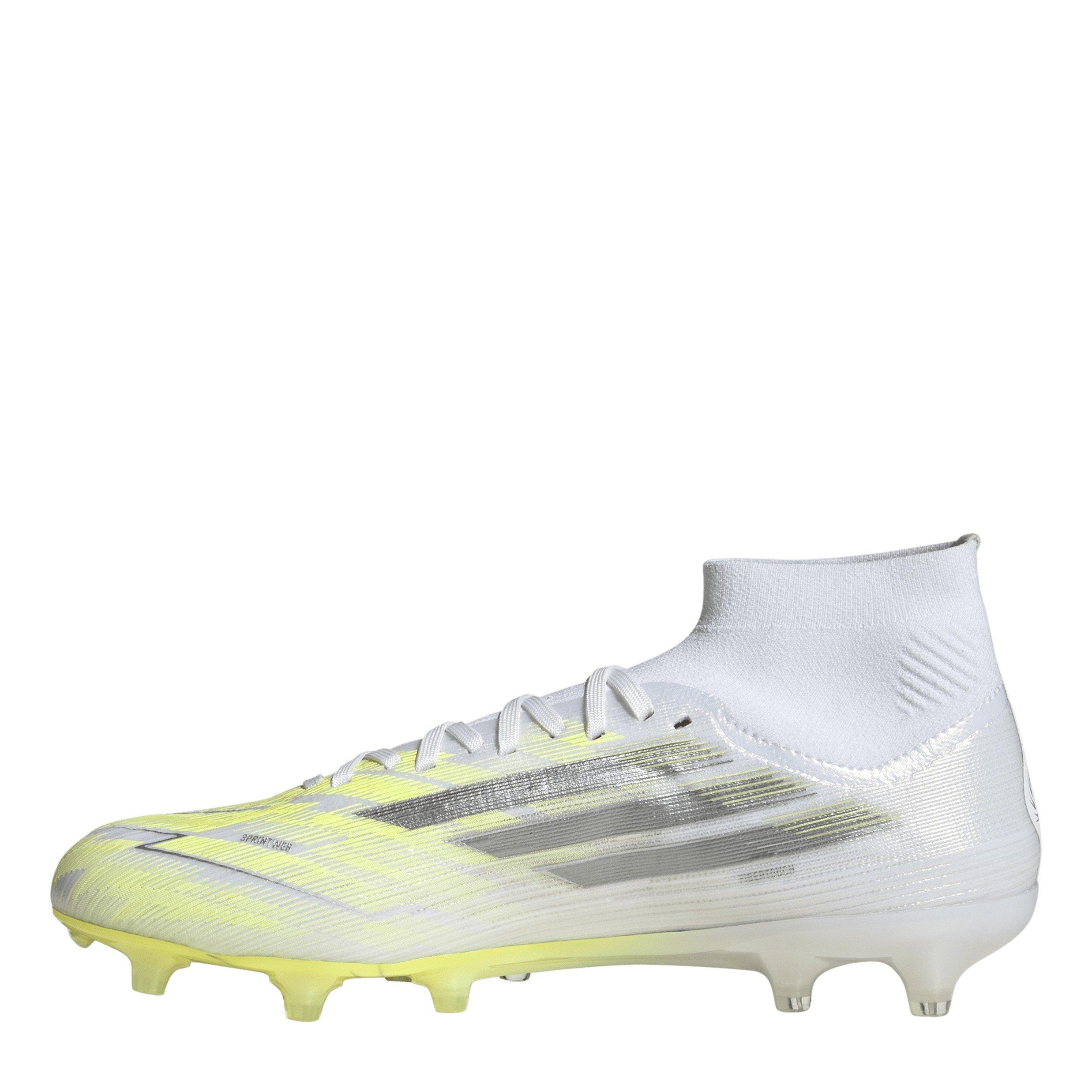 Amarelo Solar - adidas - adidas F50 SPARKFUSION PRO Mid Cut Firm Ground / Artificial Ground Football Boots Womens - 2