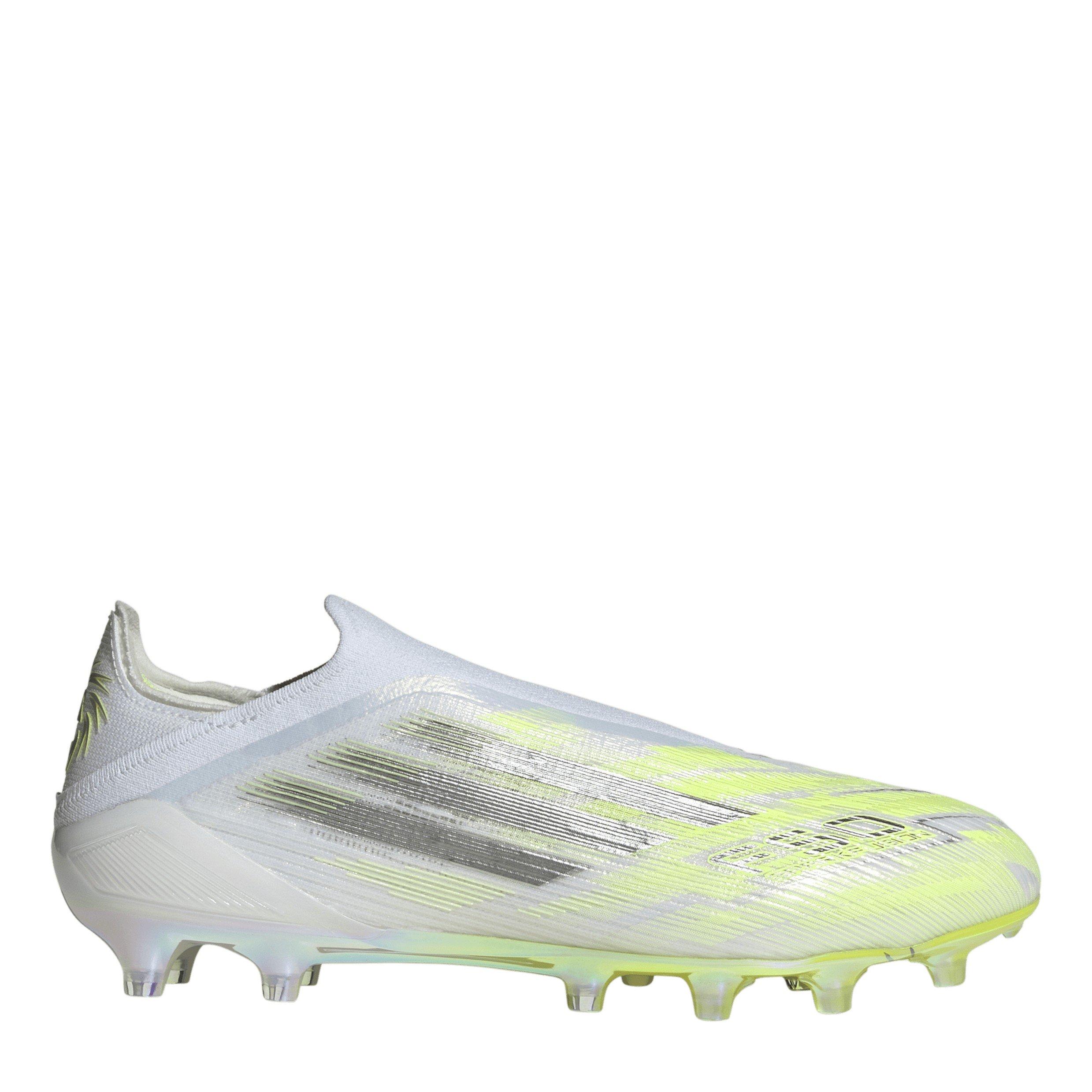 Adidas Women's F50 Sparkfusion Elite Laceless Firm Ground Football Boots - Solar Yellow - 7 (40.7)