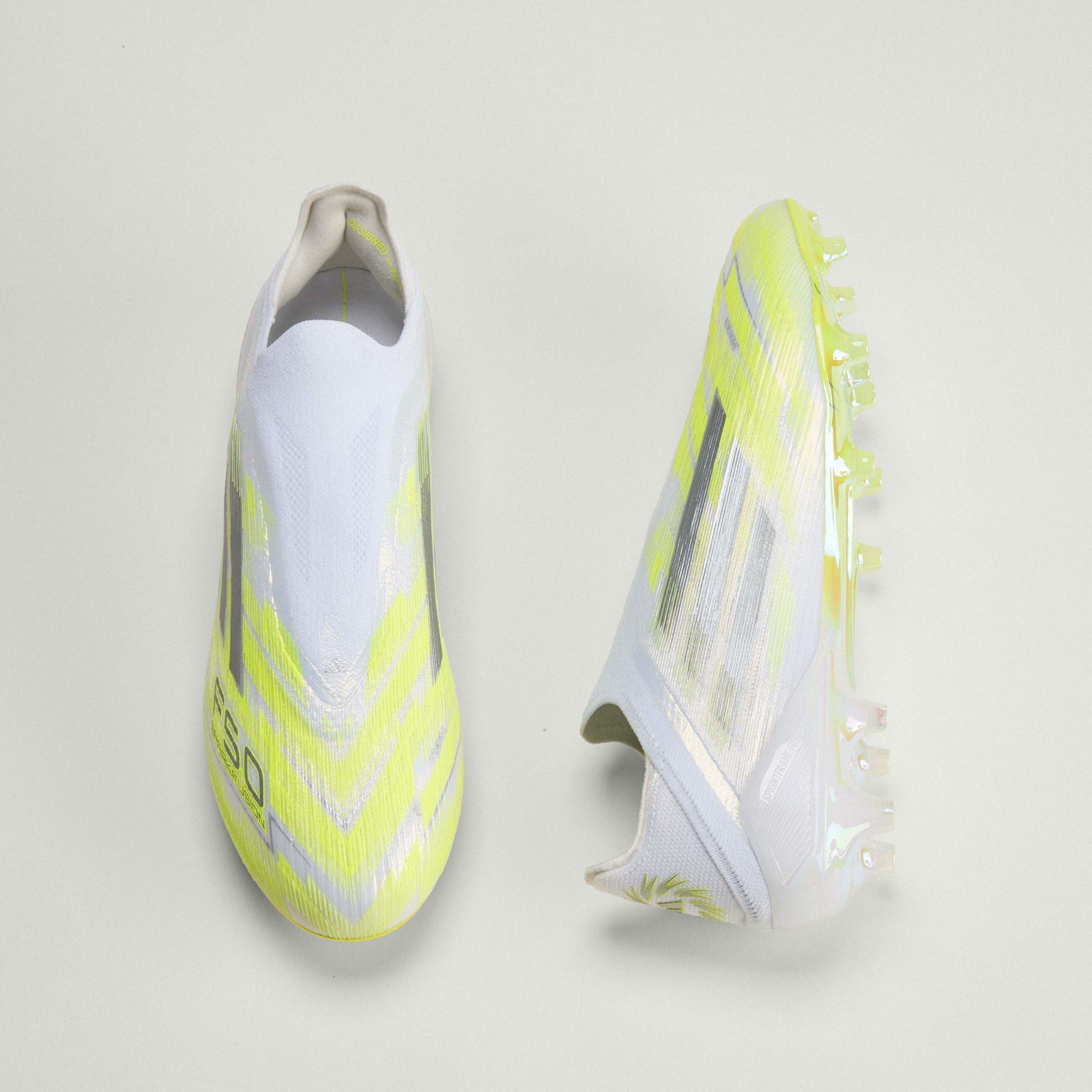 Solarno žuta - adidas - adidas F50 Sparkfusion Elite Laceless Firm Ground Football Boots - 13