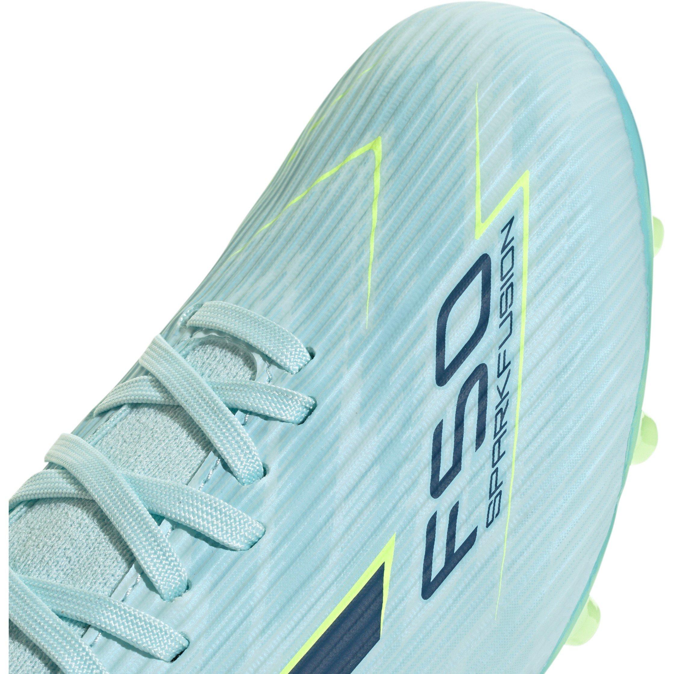 Blu/Giallo - adidas - F50 Sparkfusion League Womens .Firm Ground Football Boots - 7