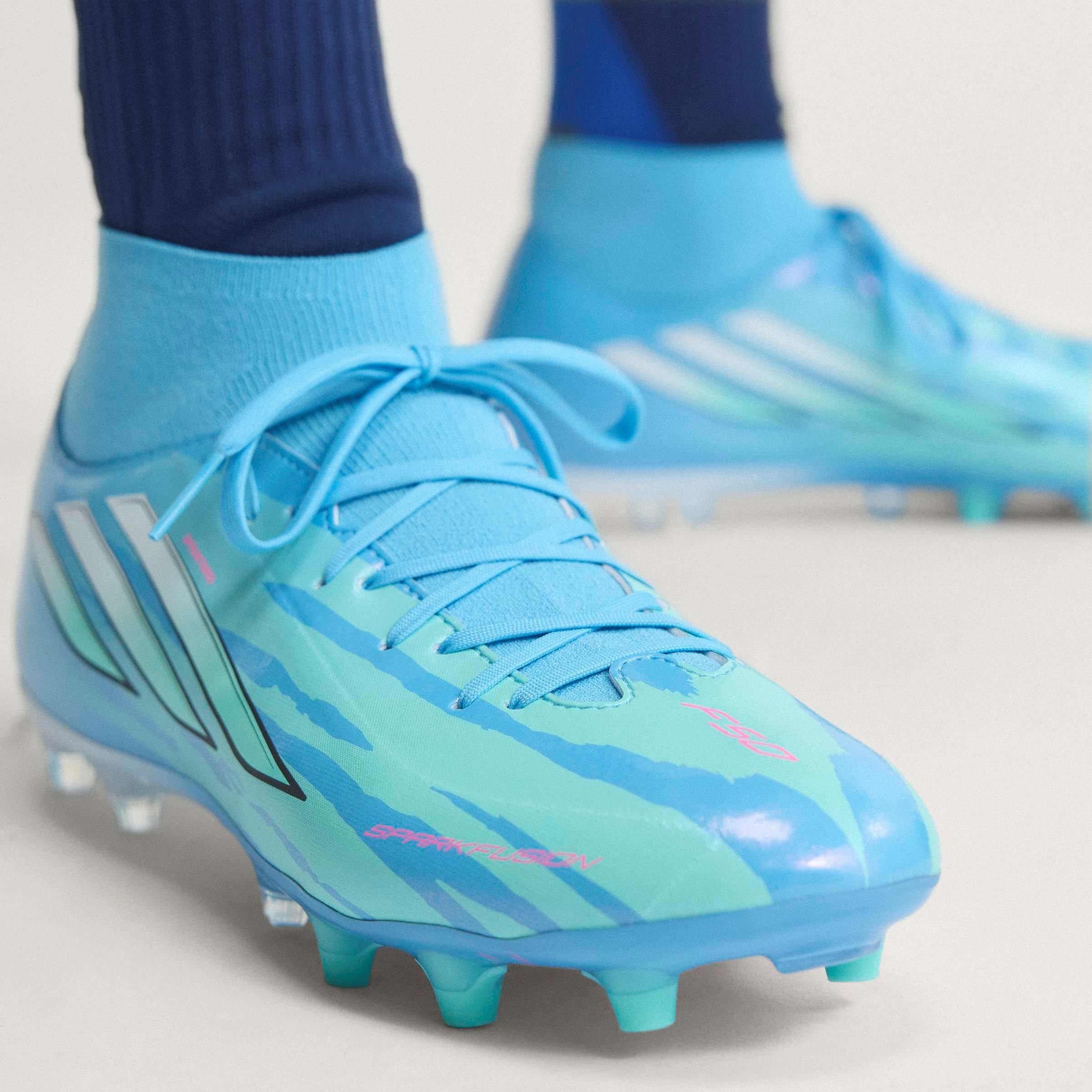 Semi Blue Burst - adidas - F50 Sparkfusion League Womens .Firm Ground Football Boots - 3