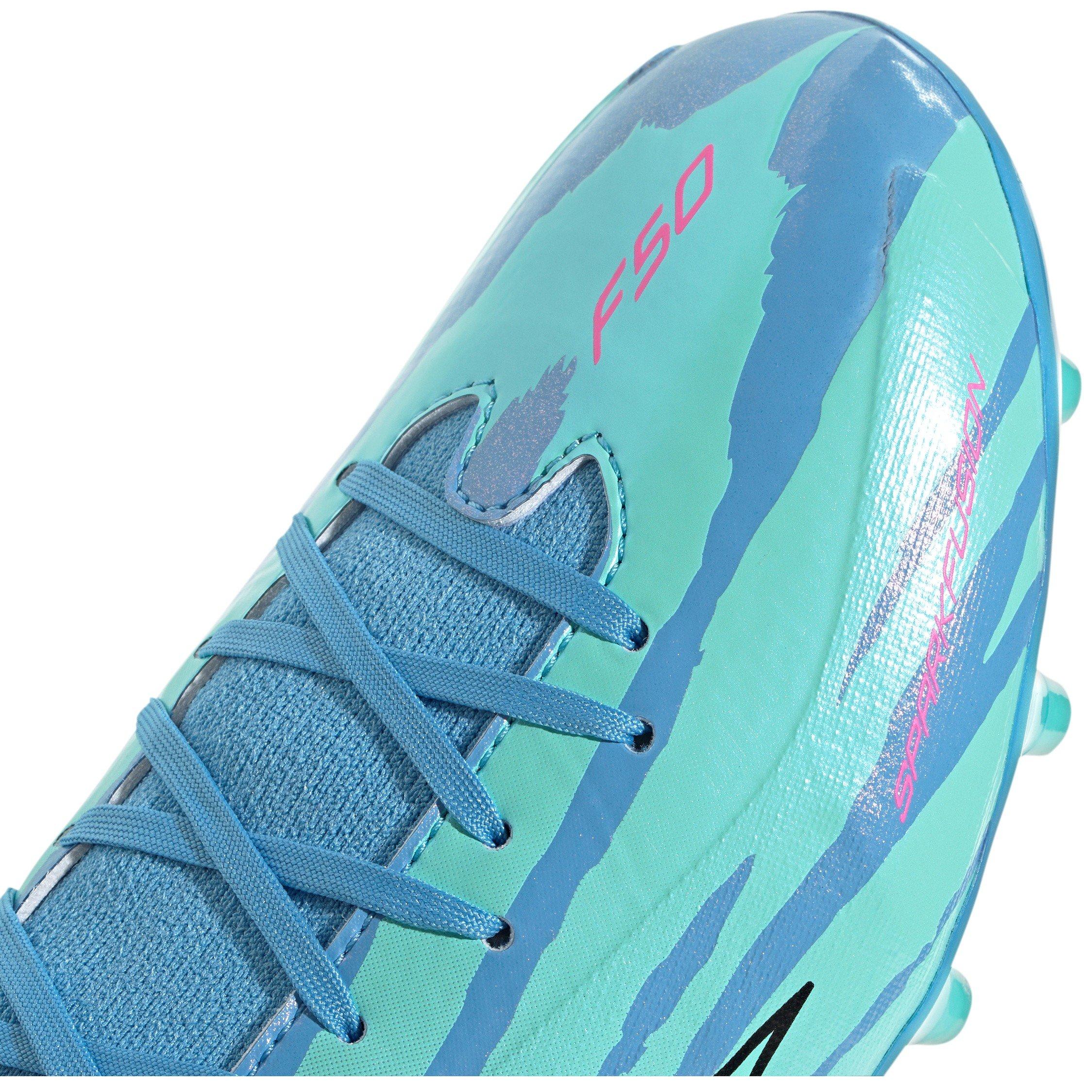 Semi Blue Burst - adidas - F50 Sparkfusion League Womens .Firm Ground Football Boots - 10