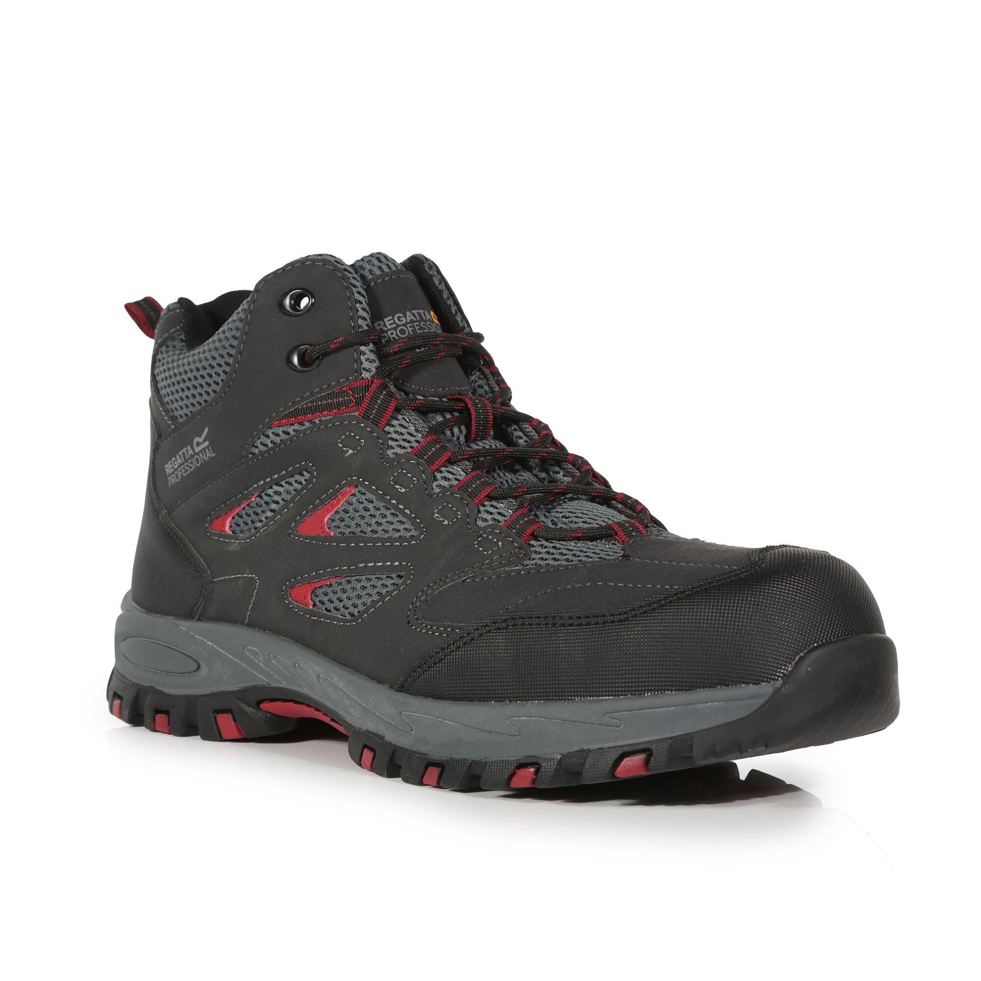 Professional Men's Mudstone Safety Hiker - Ash/Riored - 7 (41)