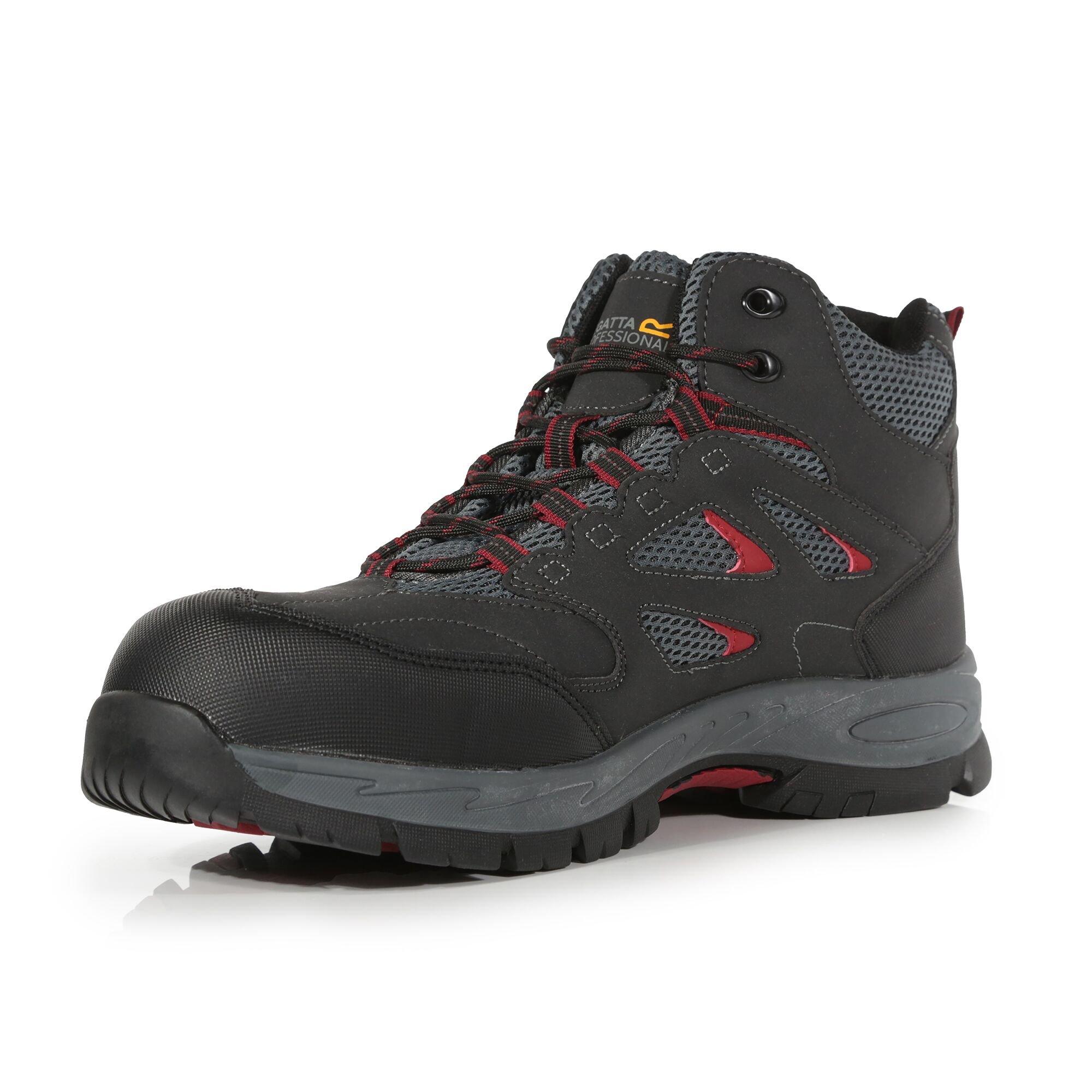 Ash/Riored - Professional - Mens Mudstone Safety Hiker - 3