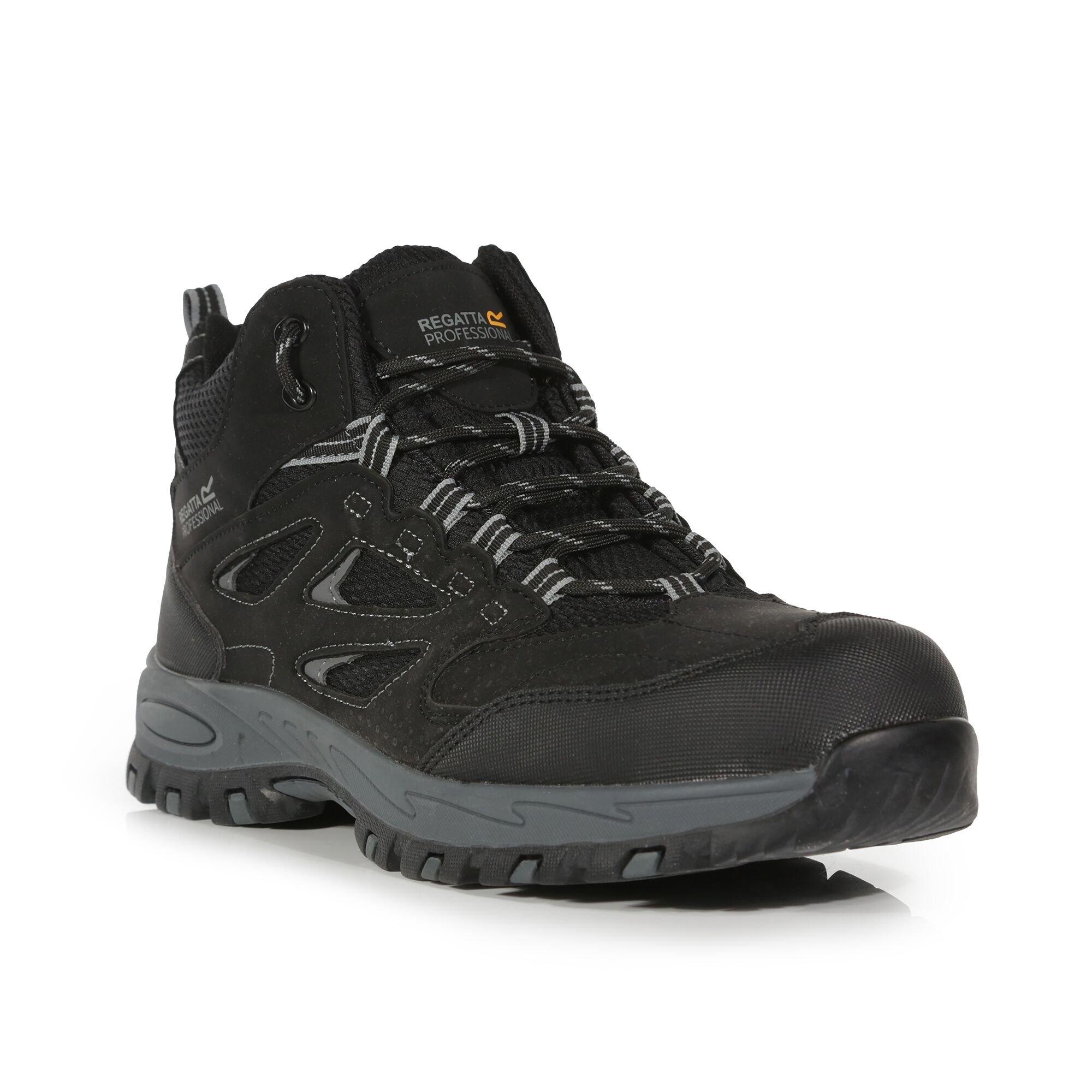 Professional Men's Mudstone Safety Hiker - Black/Granit - 6 (39)