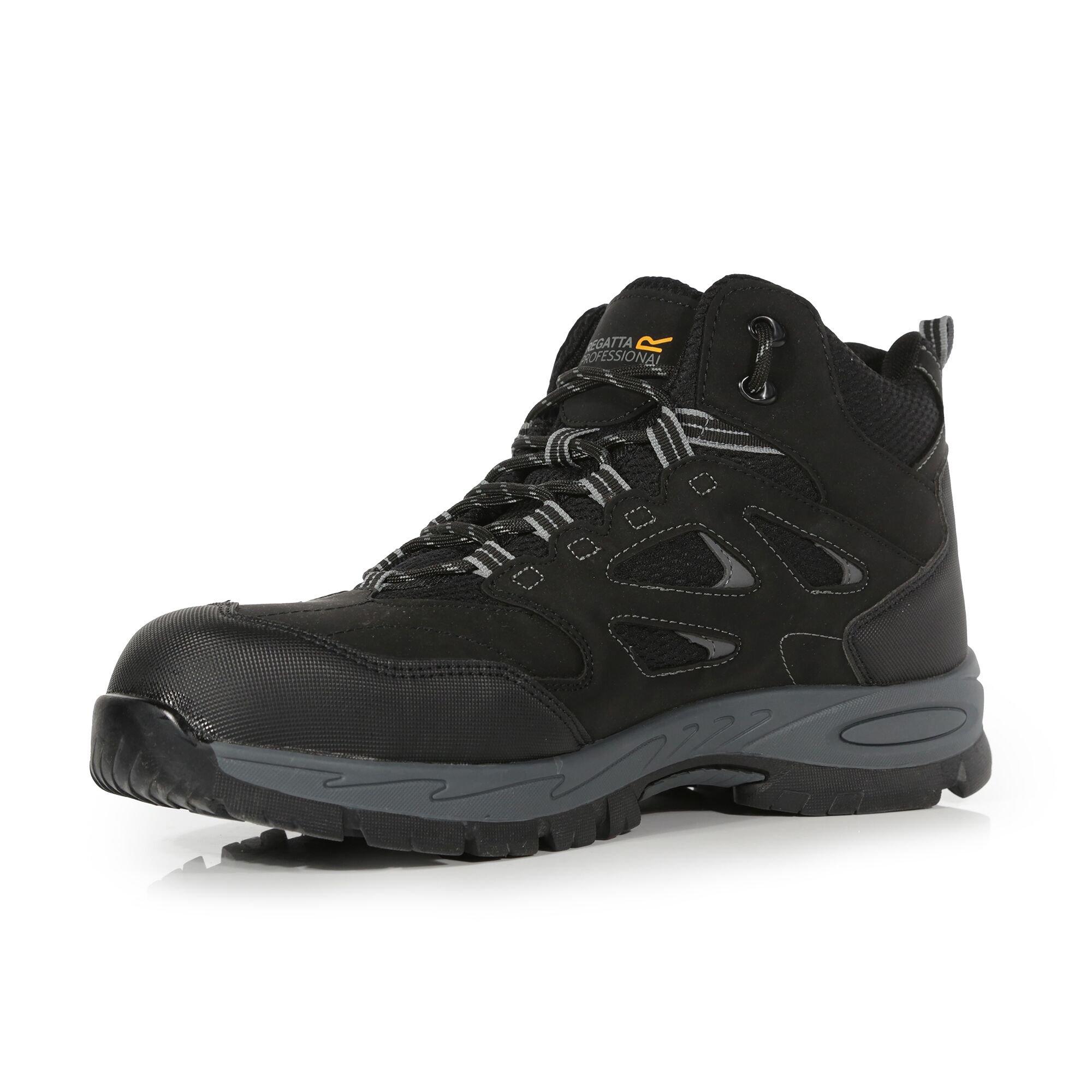 Black/Granit - Regatta - Mens Mudstone Safety Hiker - 3