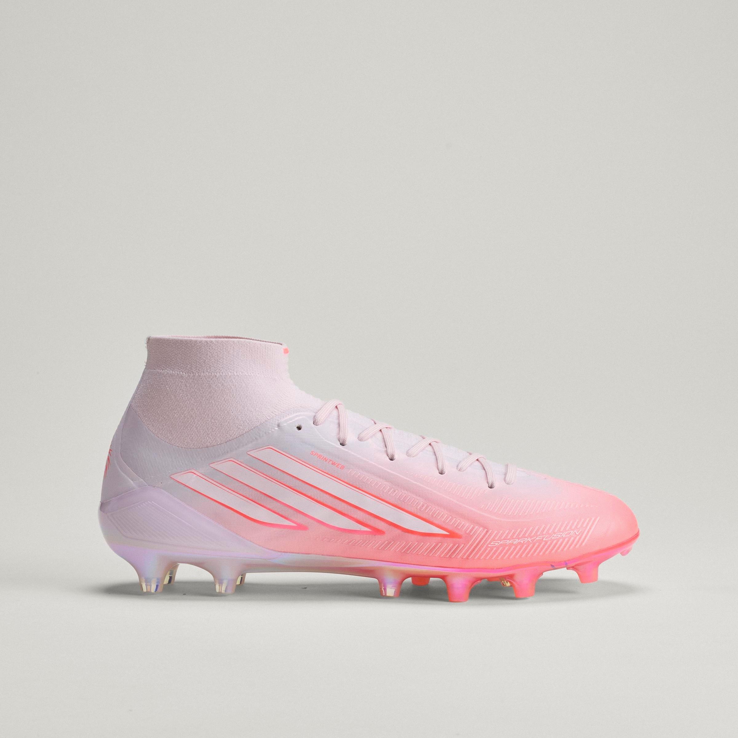 White/Coral - adidas - Women's F50 .1 Firm-Ground Slim-Fit Football Boots - 12