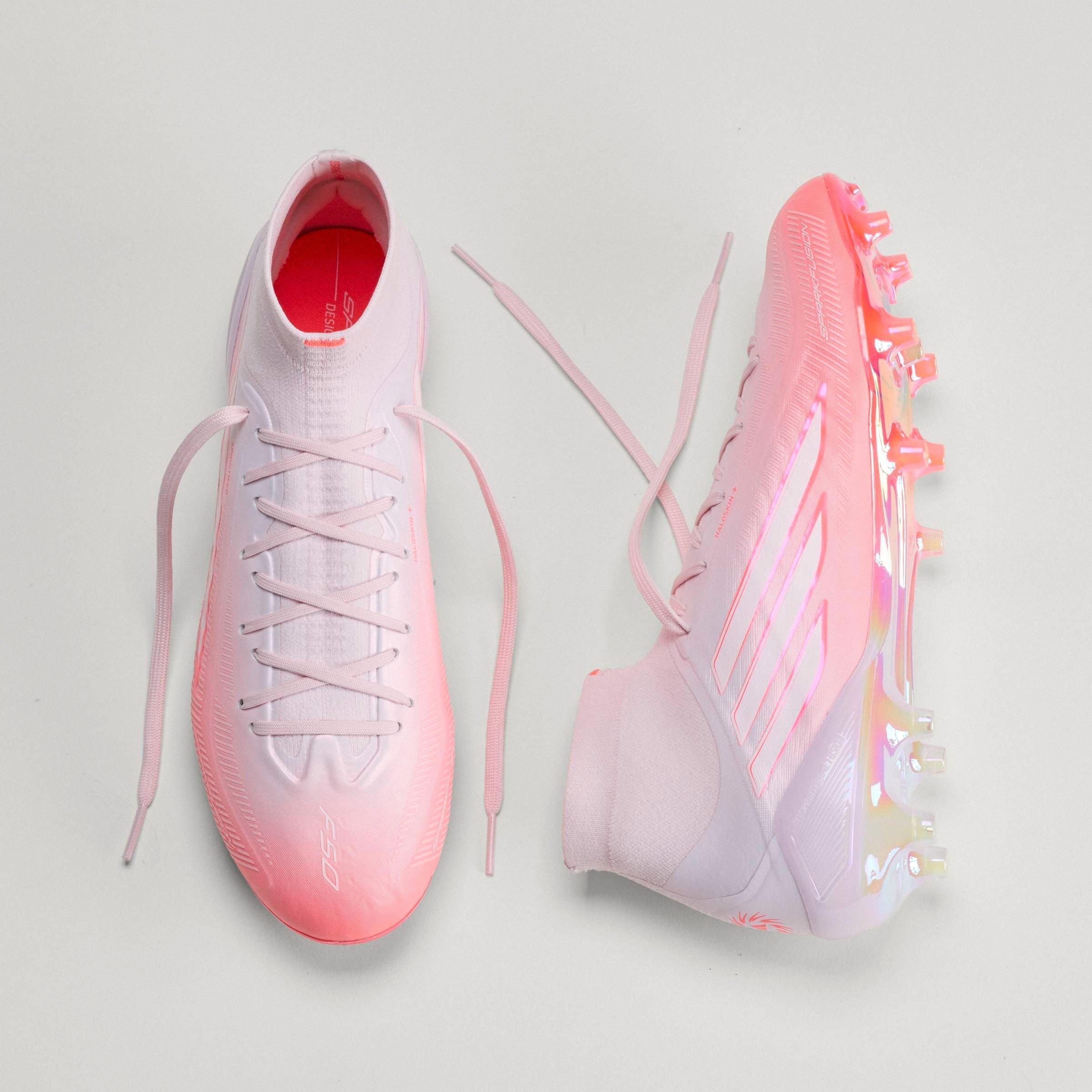 White/Coral - adidas - Women's F50 .1 Firm-Ground Slim-Fit Football Boots - 13