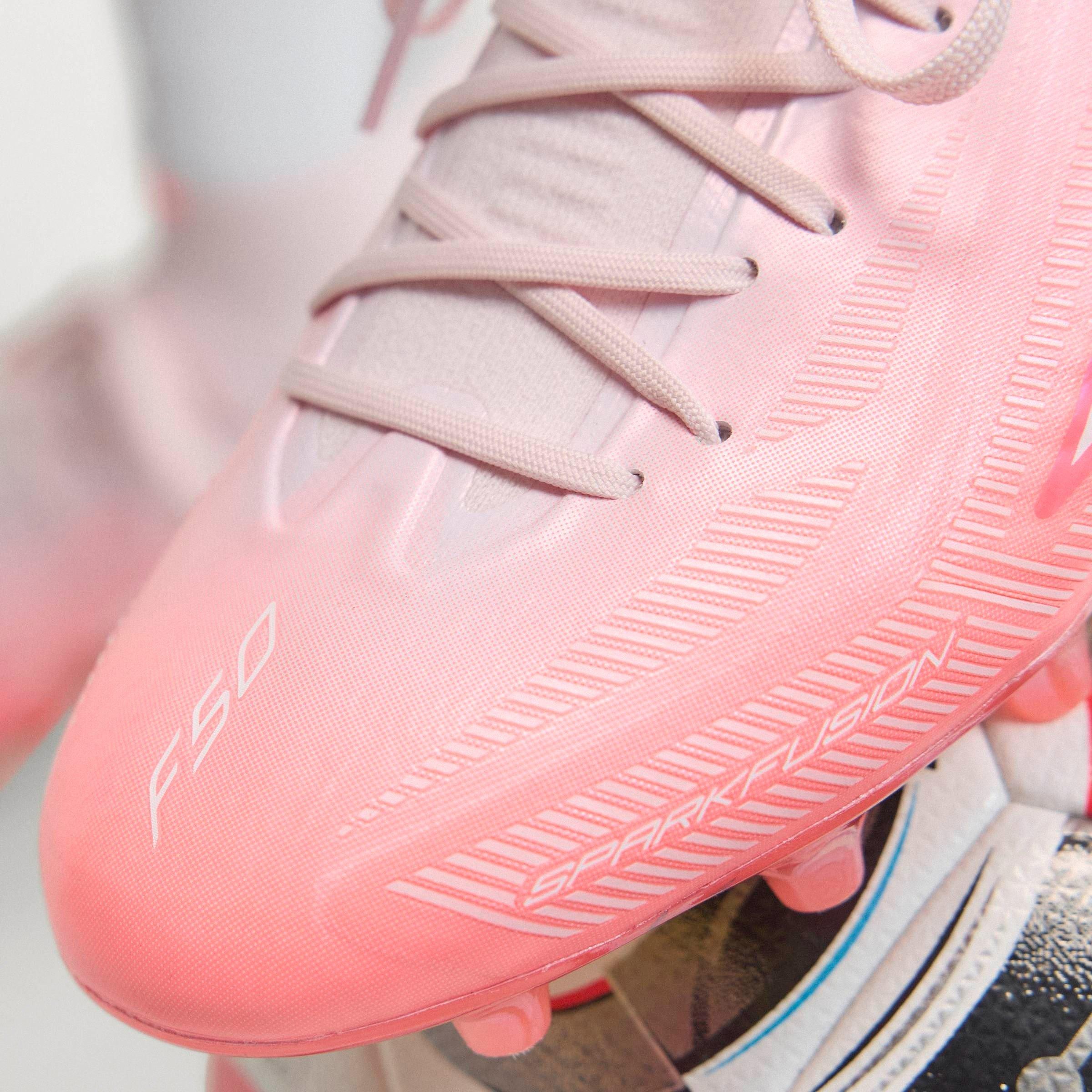 White/Coral - adidas - Women's F50 .1 Firm-Ground Slim-Fit Football Boots - 14
