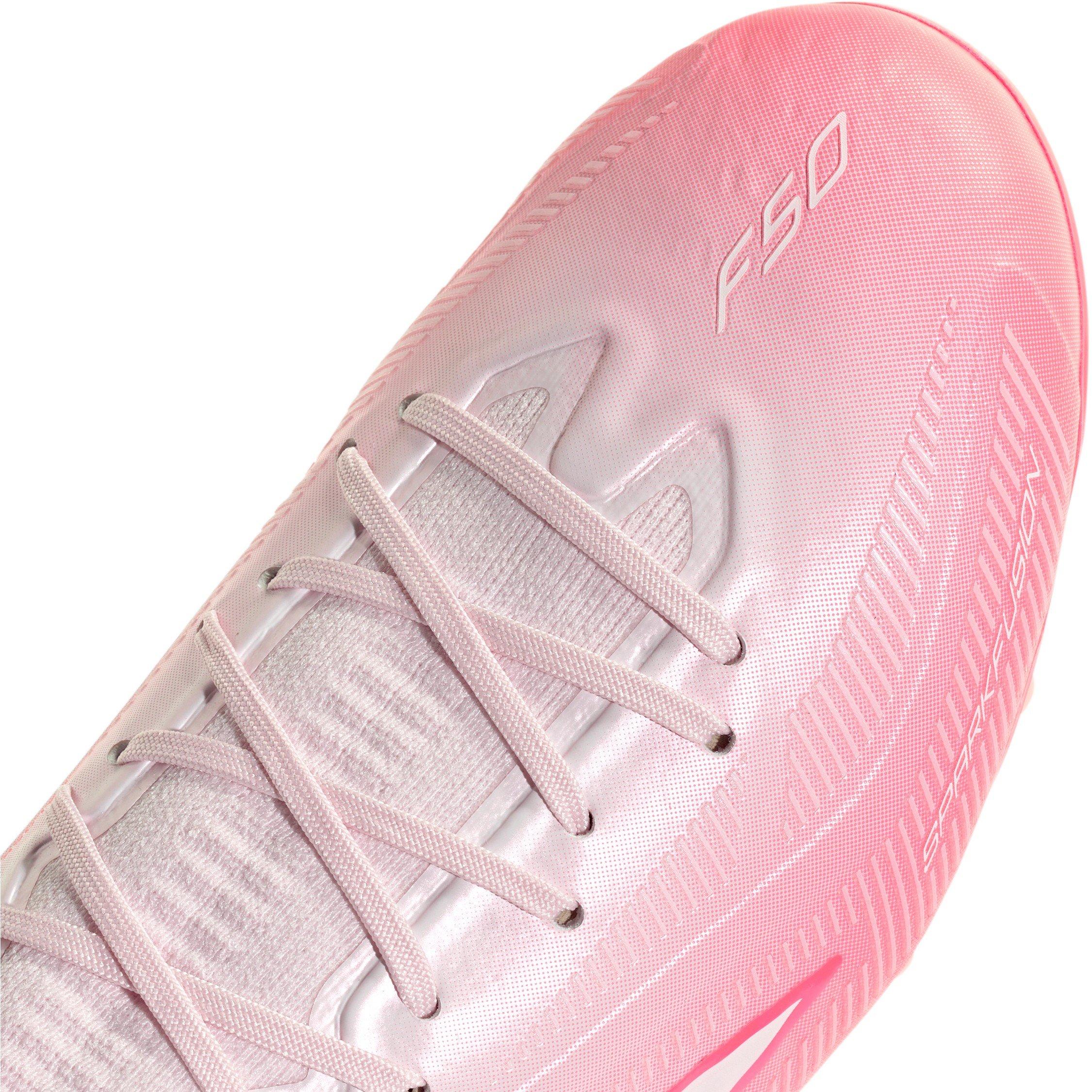White/Coral - adidas - Women's F50 .1 Firm-Ground Slim-Fit Football Boots - 9