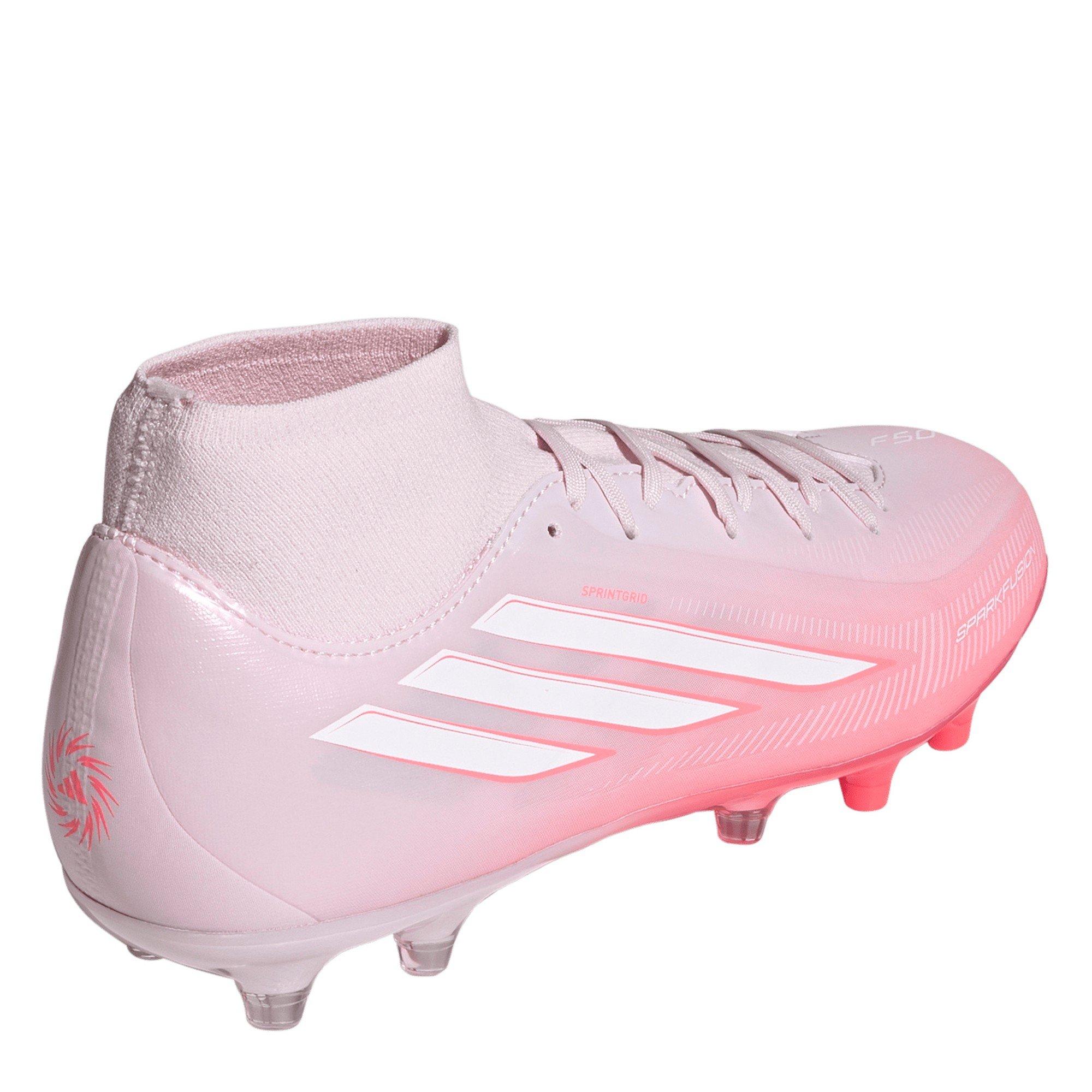 White/Coral - adidas - Adidas F50 .3 SF FG Ld64 - 4