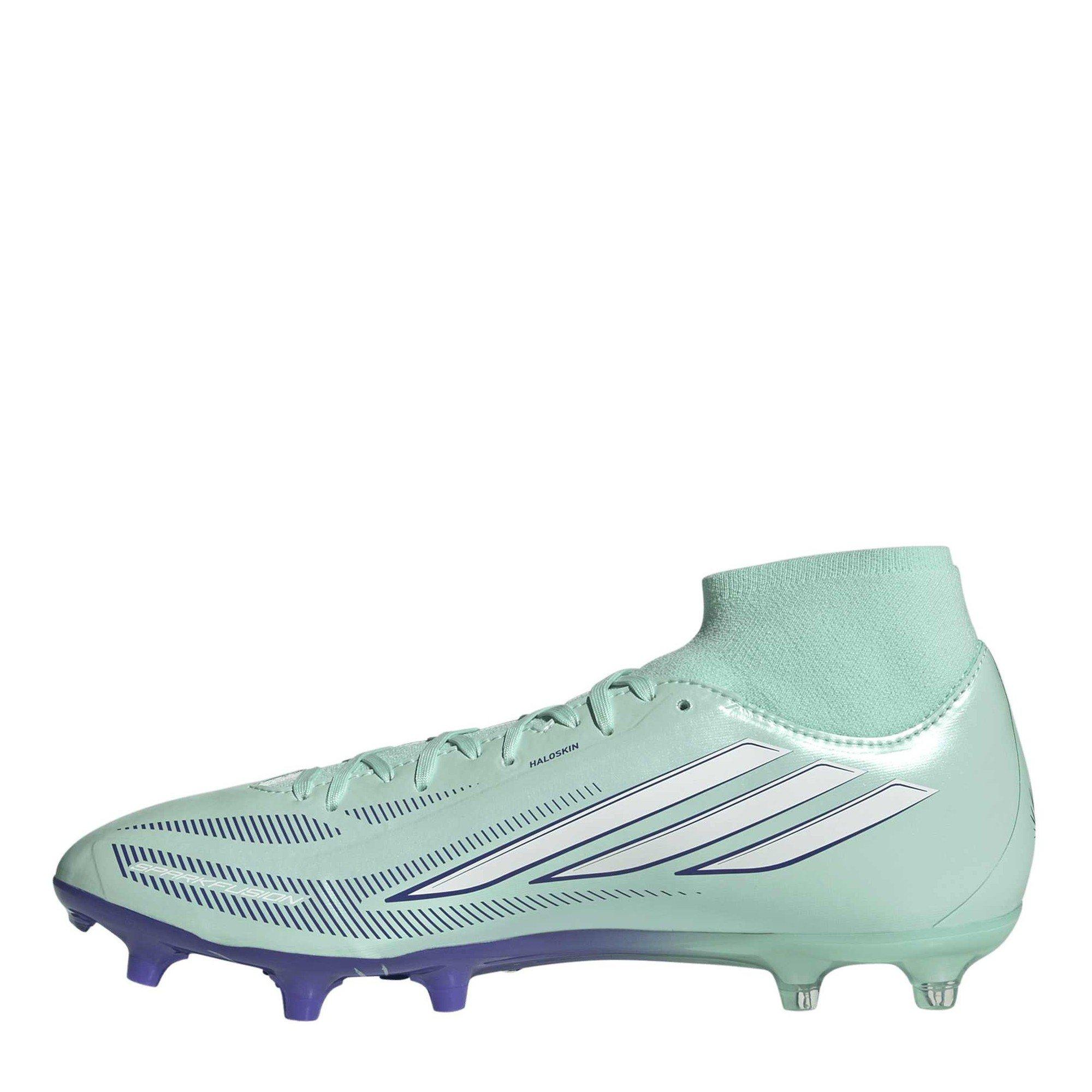 Mint/Black - adidas - Women's F50.3 Sparkfusion Lace-Up Firm-Ground Football Boots - 2