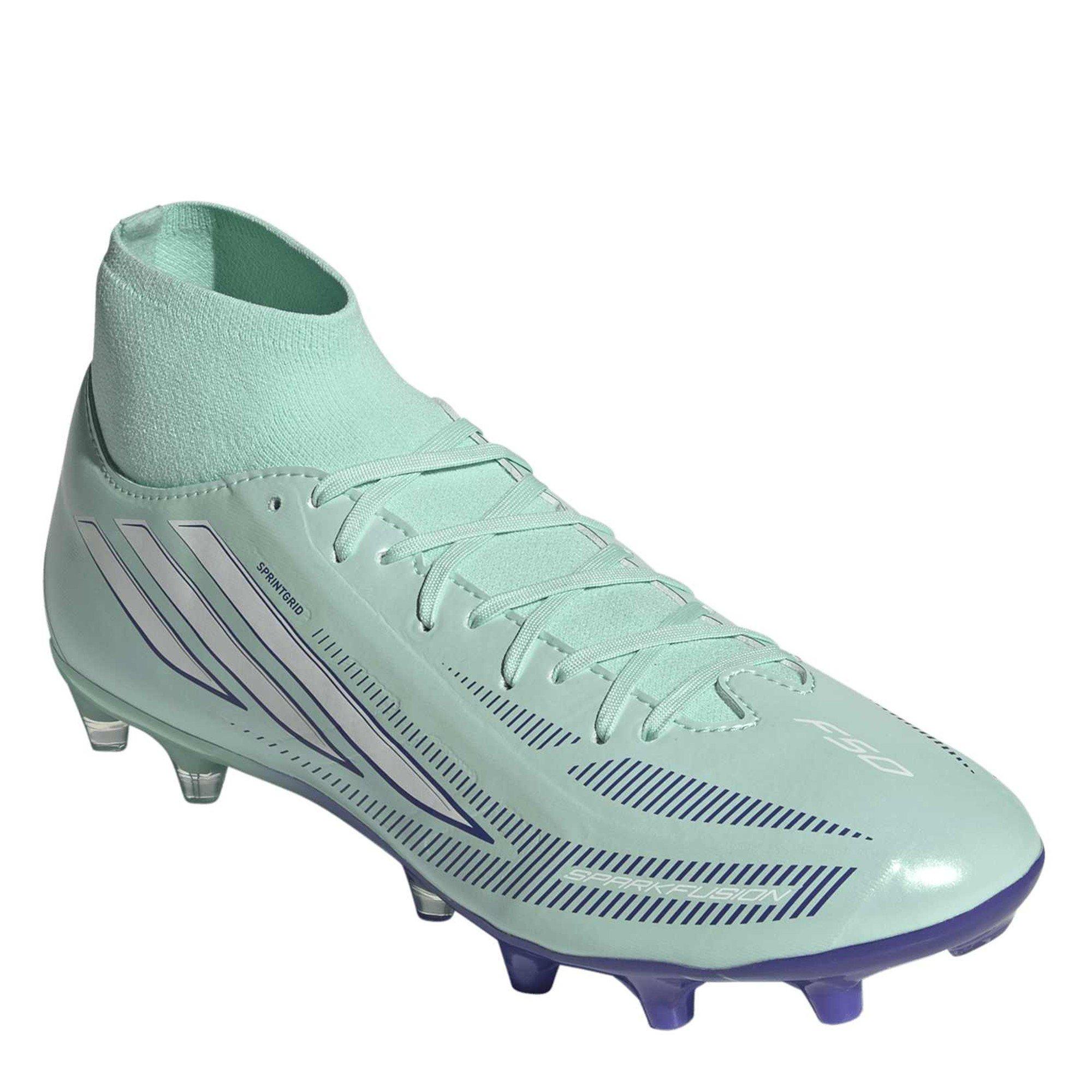 Mint/Black - adidas - Women's F50.3 Sparkfusion Lace-Up Firm-Ground Football Boots - 3
