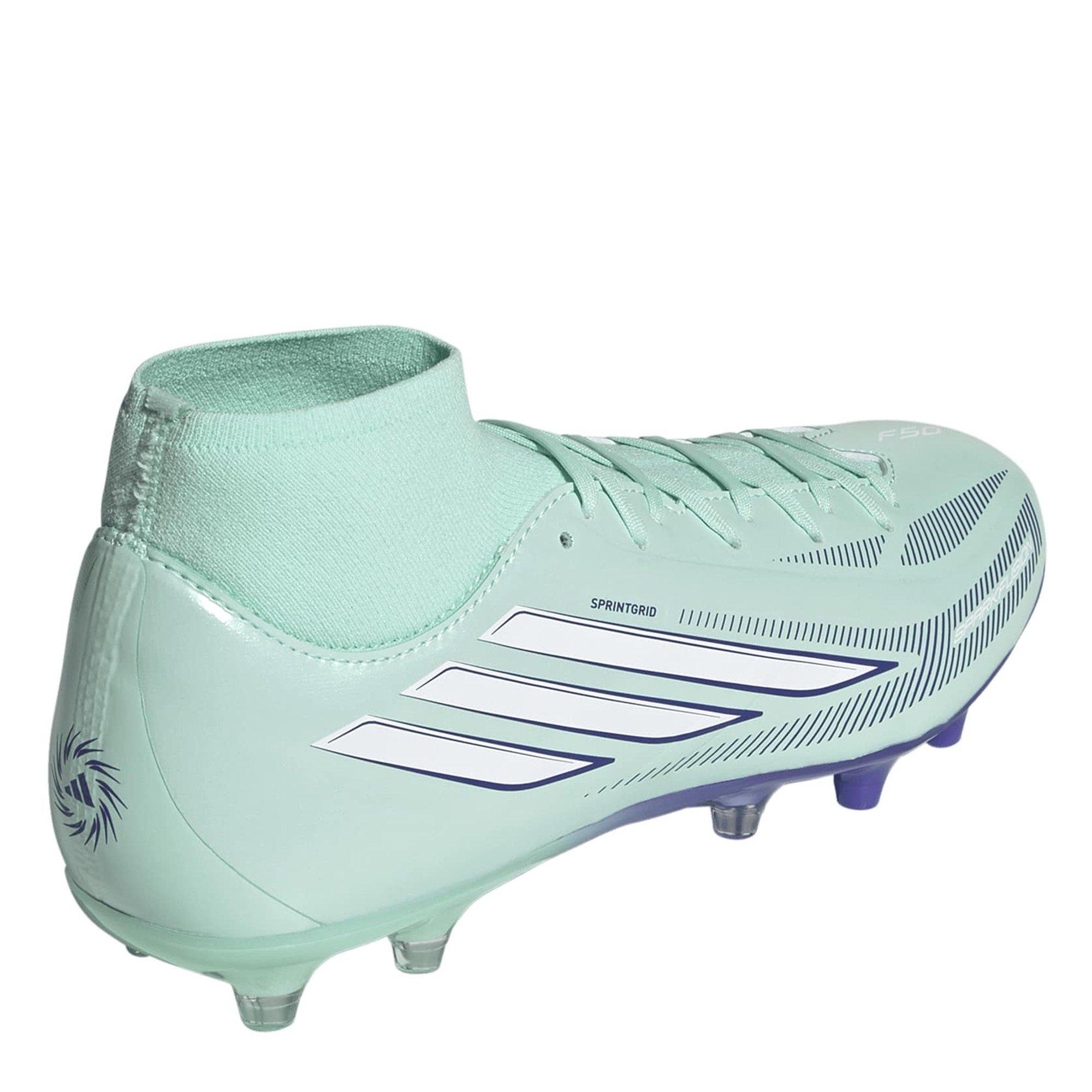 Mint/Black - adidas - Women's F50.3 Sparkfusion Lace-Up Firm-Ground Football Boots - 4
