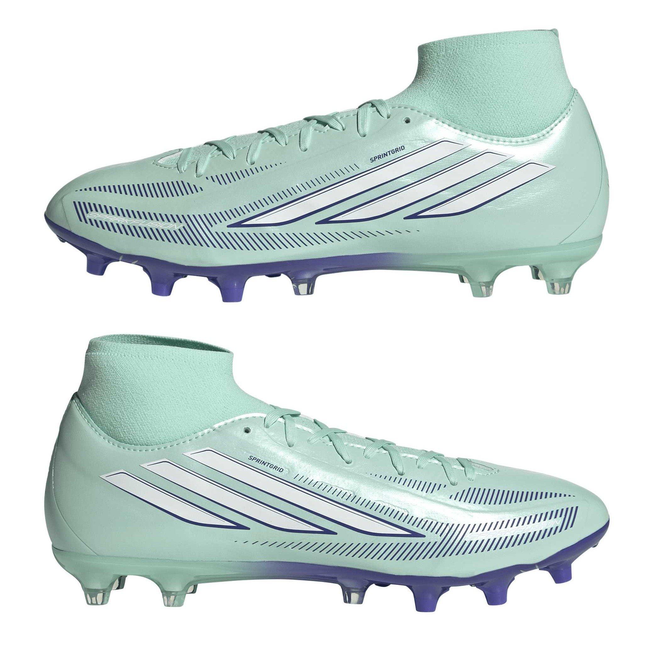 Mint/Black - adidas - Women's F50.3 Sparkfusion Lace-Up Firm-Ground Football Boots - 9