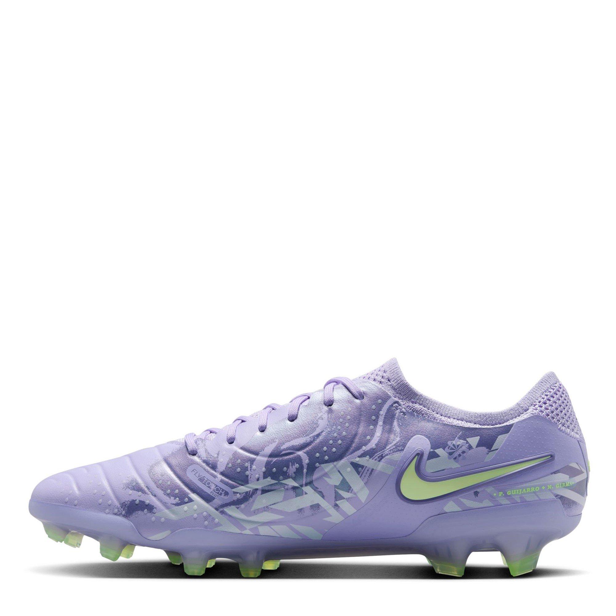 Purple/Volt - Nike - United Tiempo Legend 10 Elite Firm Ground Boots - 2