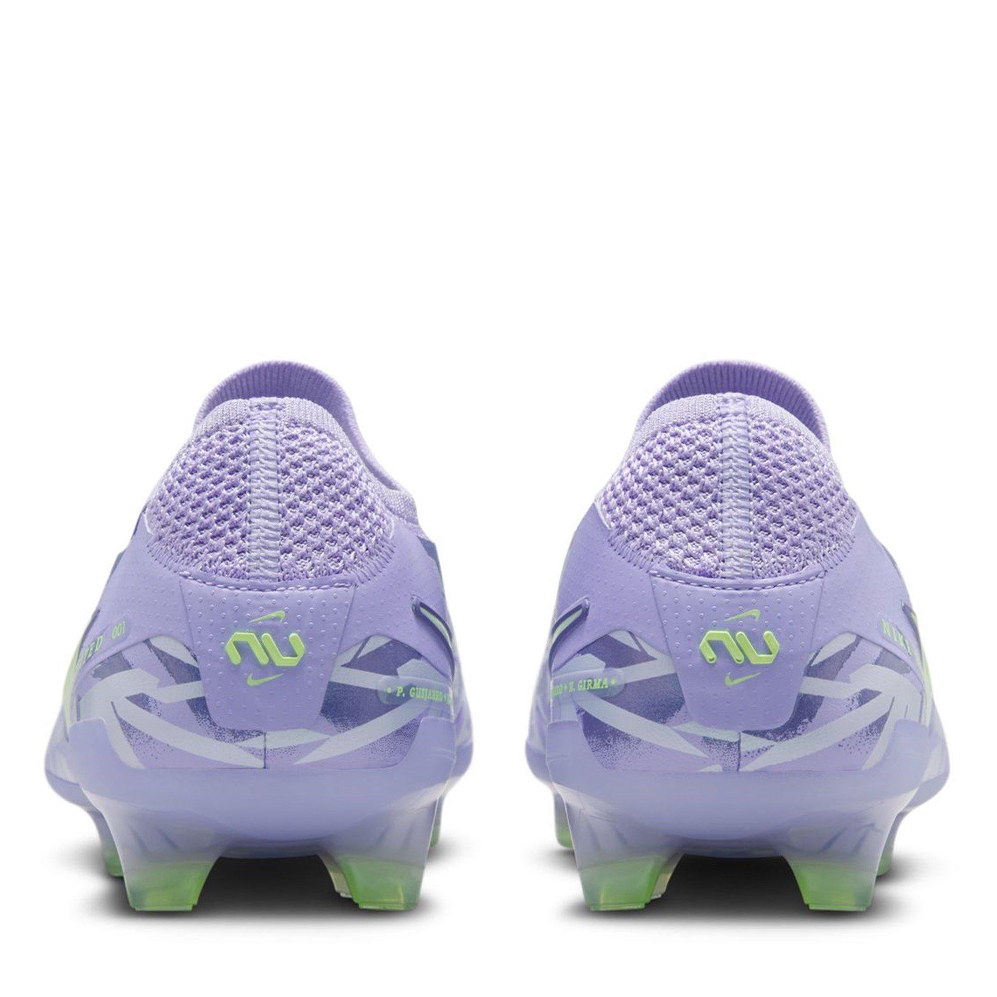 Purple/Volt - Nike - United Tiempo Legend 10 Elite Firm Ground Boots - 5