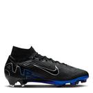 Noir/Chrome - Nike - Mercurial Superfly 9 Elite Firm Ground Football Boots - 1