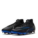 Noir/Chrome - Nike - Mercurial Superfly 9 Elite Firm Ground Football Boots - 4