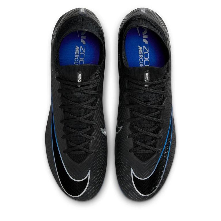 Noir/Chrome - Nike - Mercurial Superfly 9 Elite Firm Ground Football Boots - 6