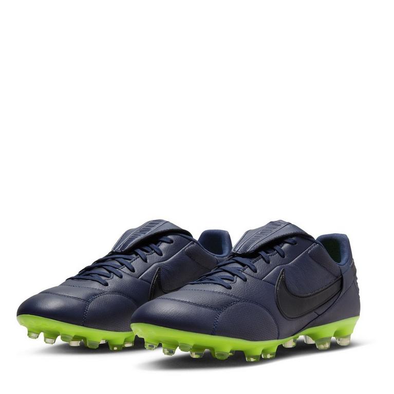 Black-Blue/Volt - Nike - Premier 3 Firm Ground Football Boots - 4