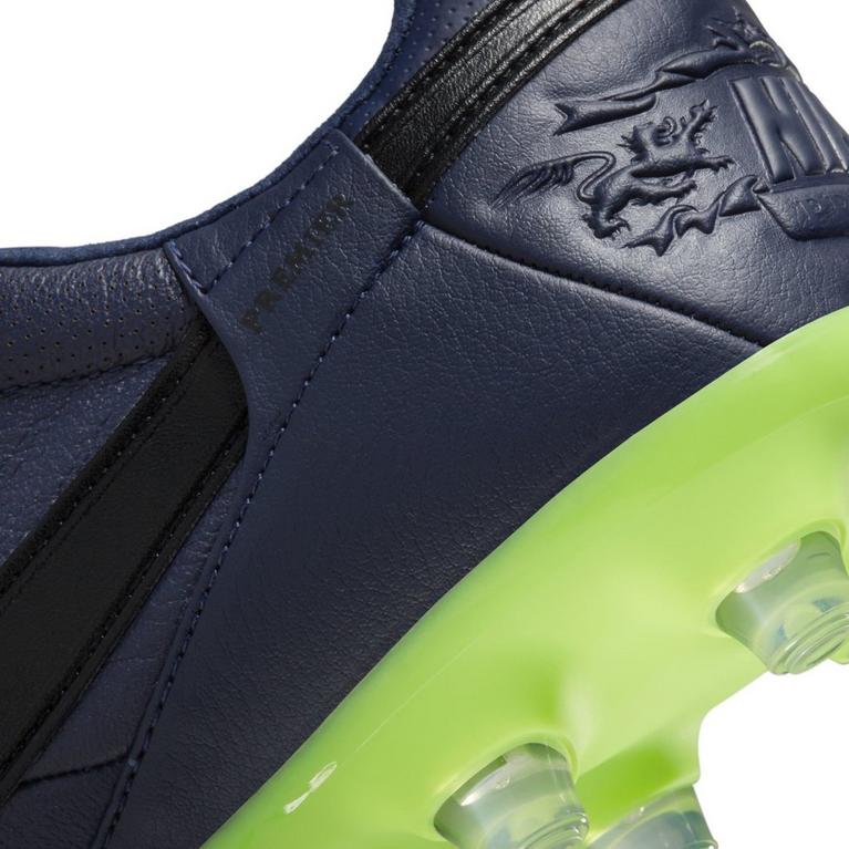 Black-Blue/Volt - Nike - Premier 3 Firm Ground Football Boots - 8