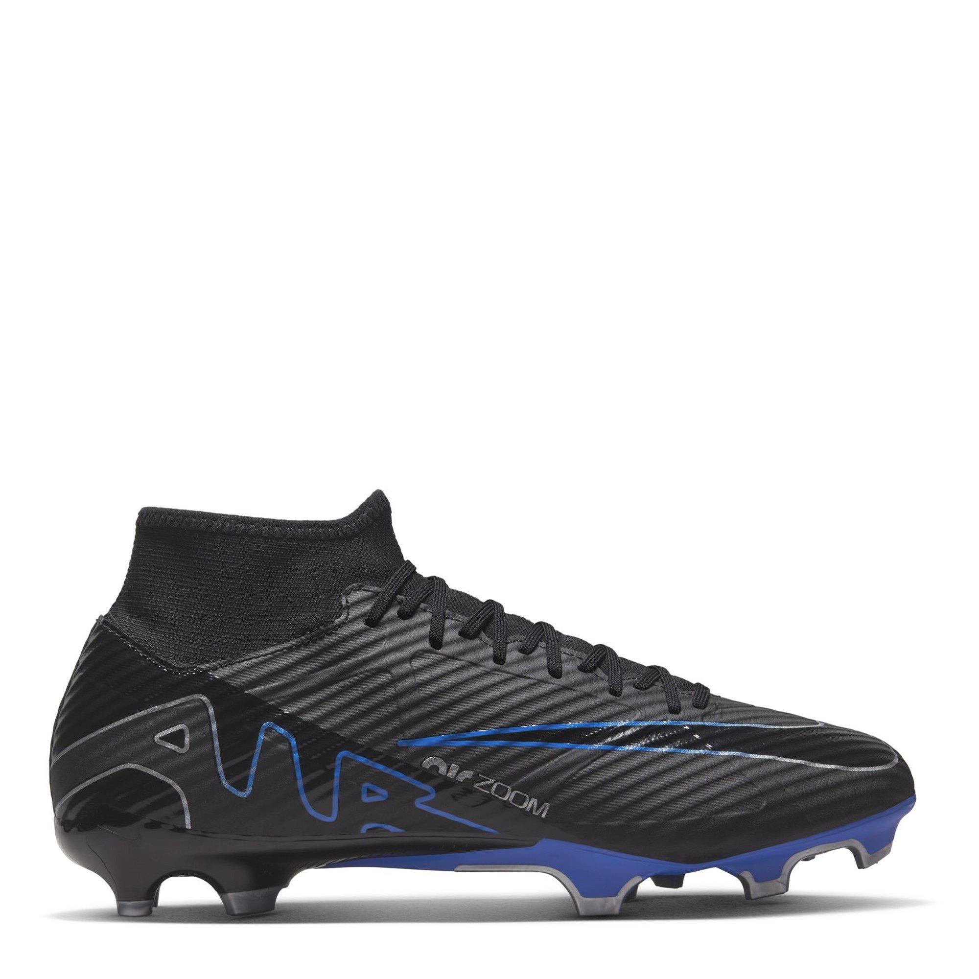 Preto/Cromado - Nike - Mercurial Superfly 9 Academy Firm Ground Football Boots - 1