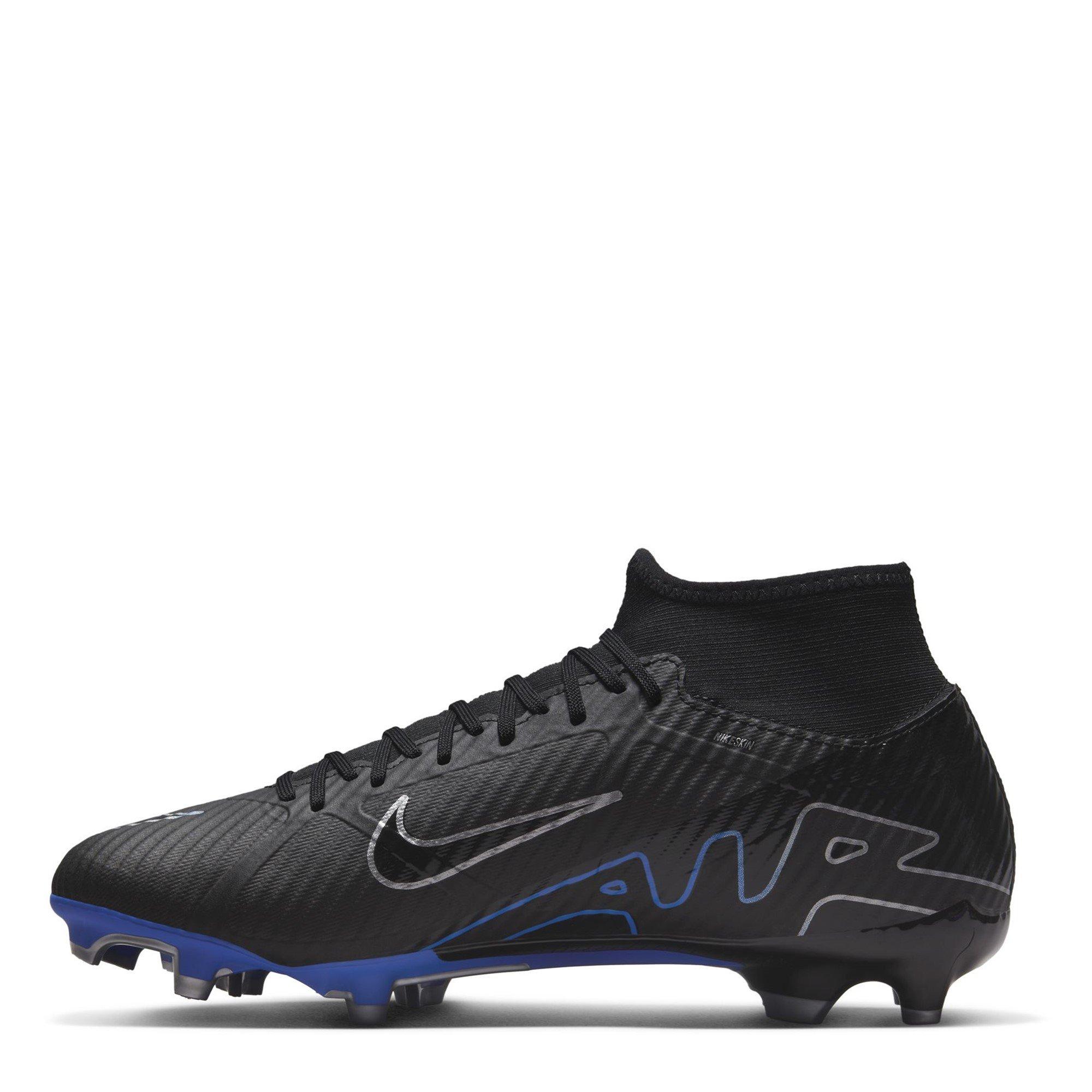 Preto/Cromado - Nike - Mercurial Superfly 9 Academy Firm Ground Football Boots - 2