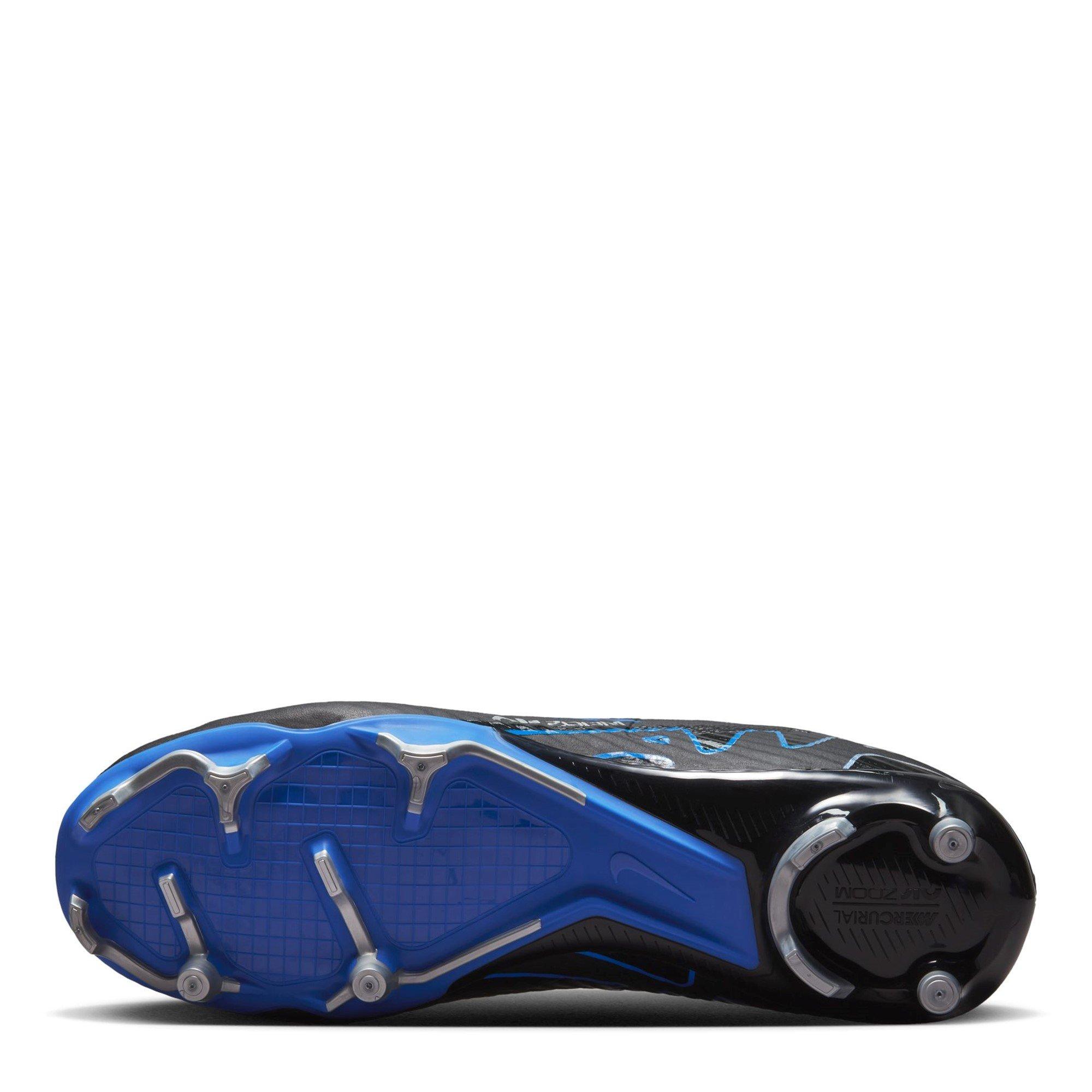 Preto/Cromado - Nike - Mercurial Superfly 9 Academy Firm Ground Football Boots - 3