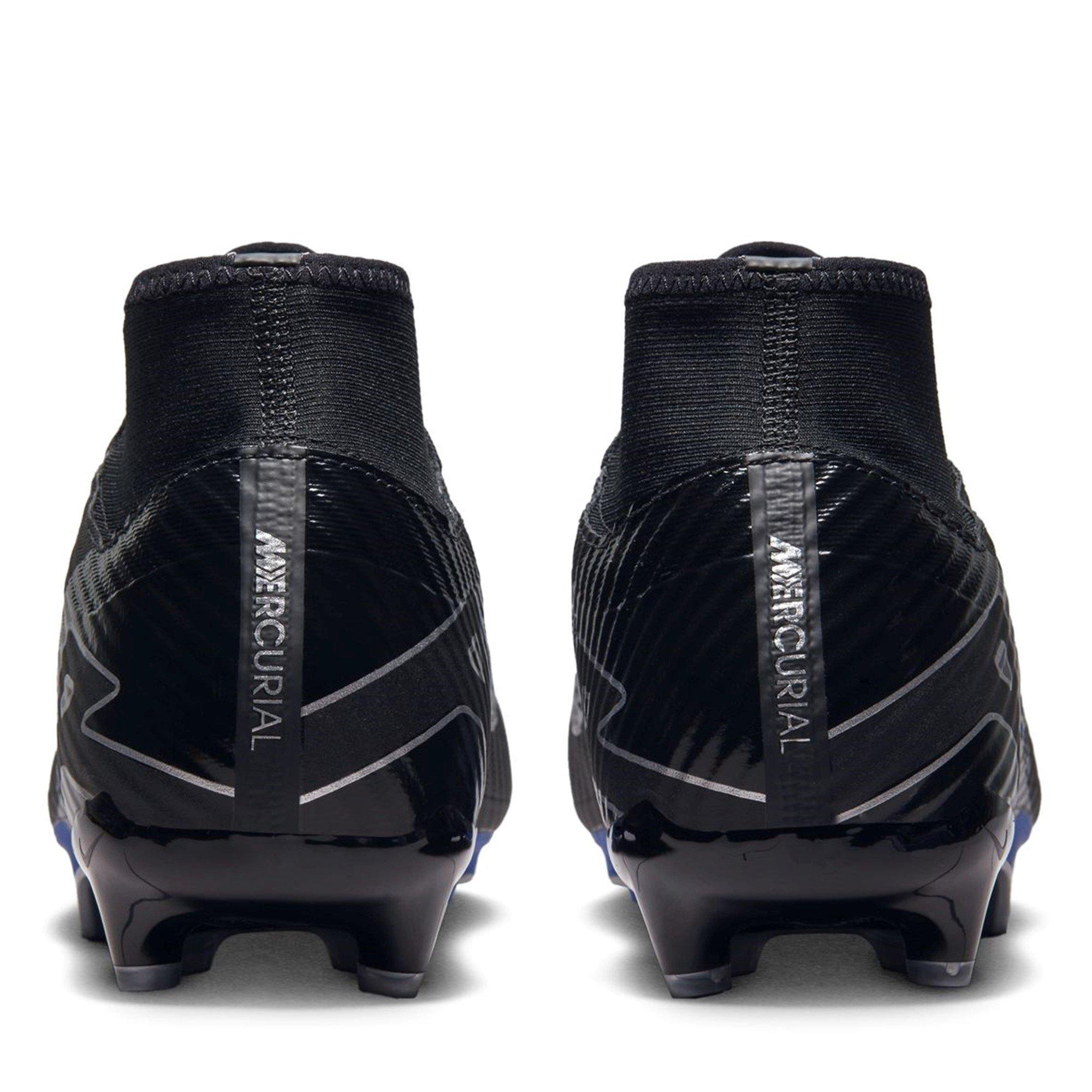 Preto/Cromado - Nike - Mercurial Superfly 9 Academy Firm Ground Football Boots - 5