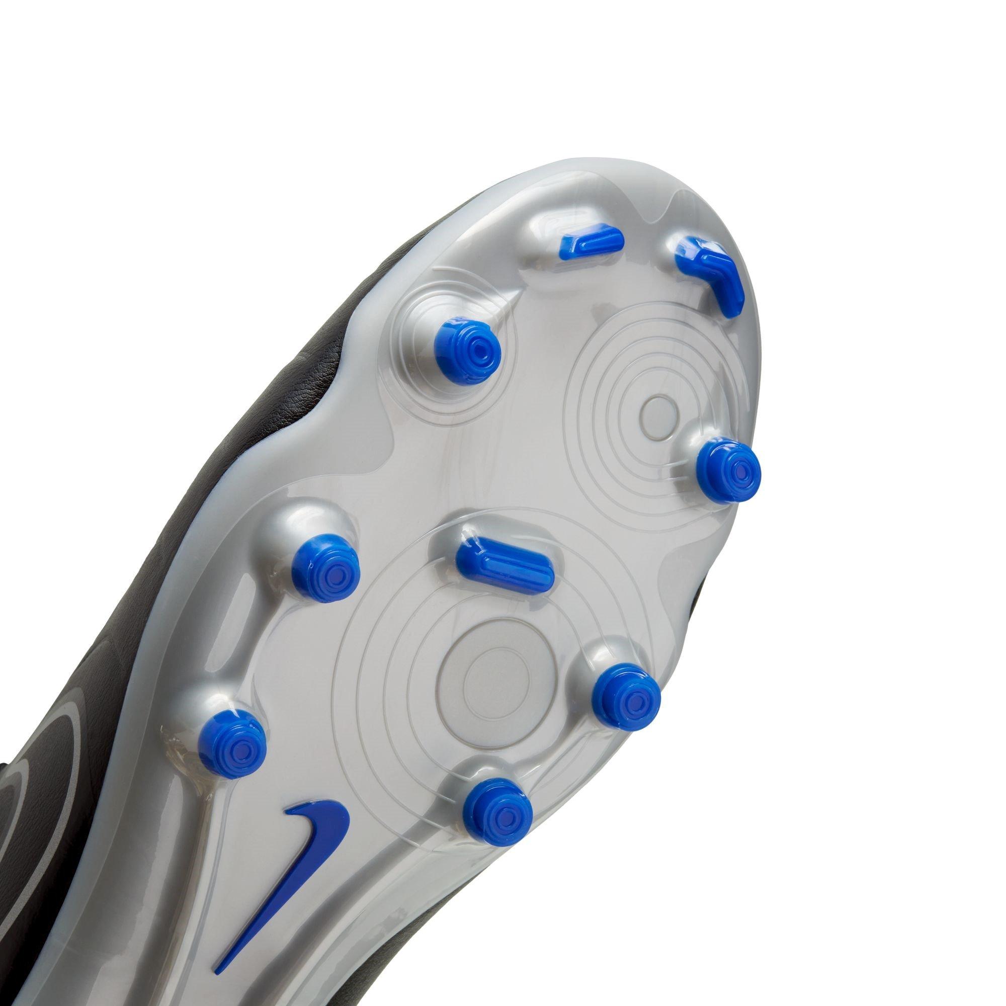 Blk/Chrome-Roy - Nike - Tiempo Legend 10 Club Firm Ground Football Boots - 9